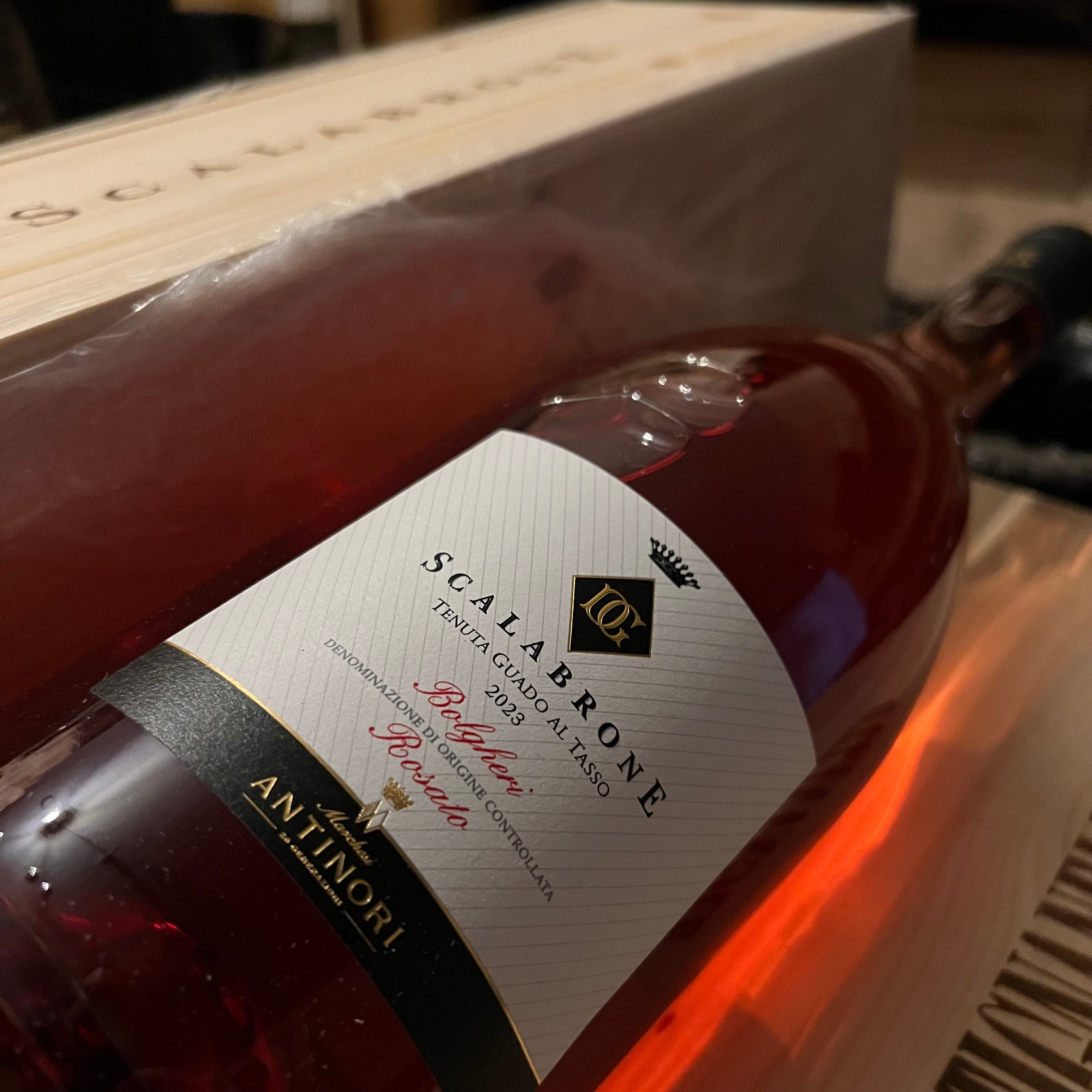 Scalabrone 2023 Magnum Bolgheri DOC Rosato Tenuta Guado Al Tasso Marchesi Antinori - in Cassa Legno