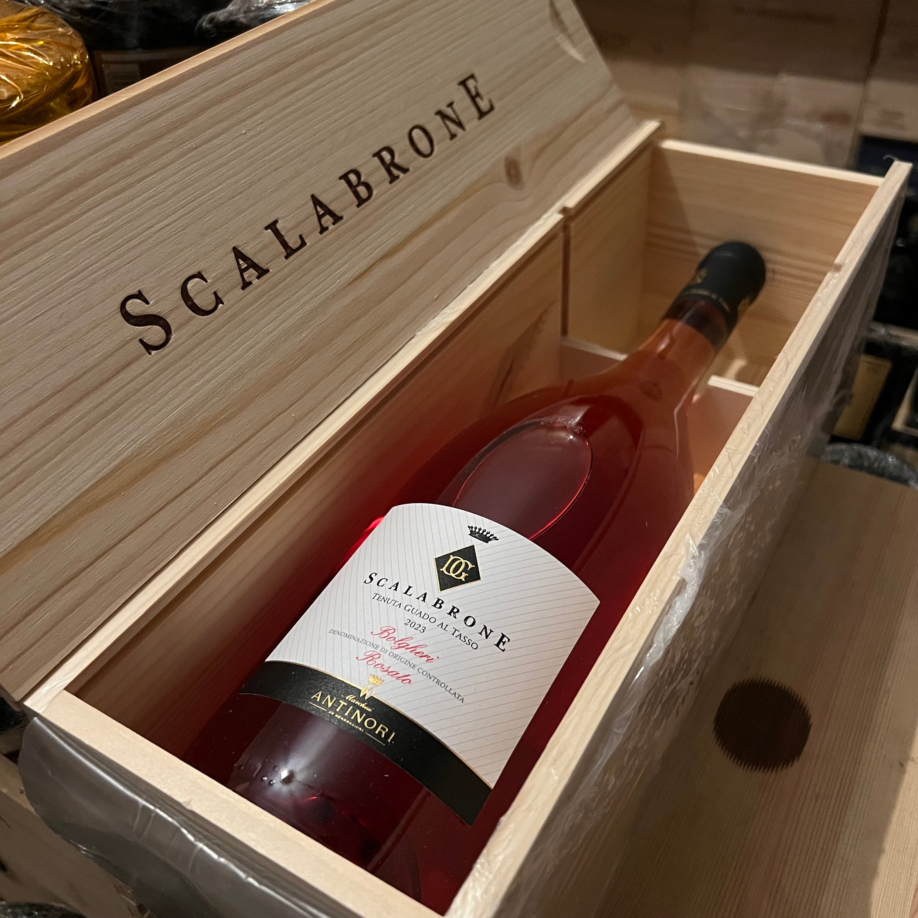 Scalabrone 2023 Magnum Bolgheri DOC Rosato Tenuta Guado Al Tasso Marchesi Antinori - in Cassa Legno