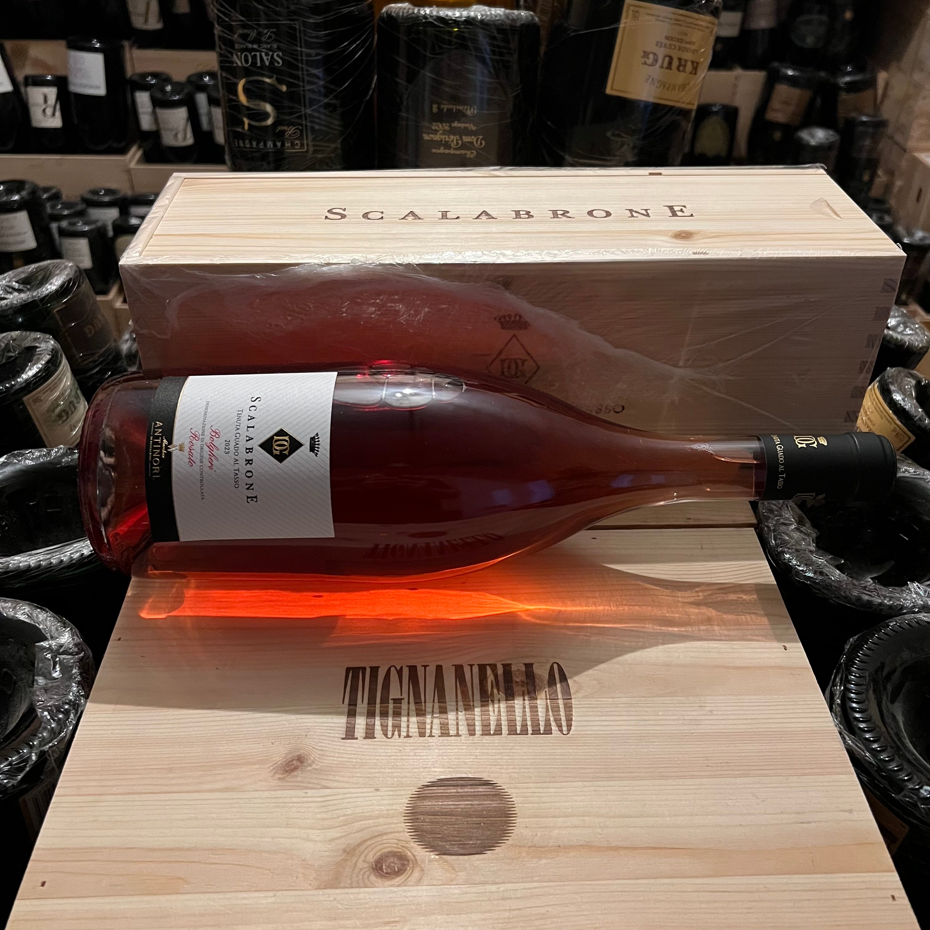 Scalabrone 2023 Magnum Bolgheri DOC Rosato Tenuta Guado Al Tasso Marchesi Antinori - in Cassa Legno