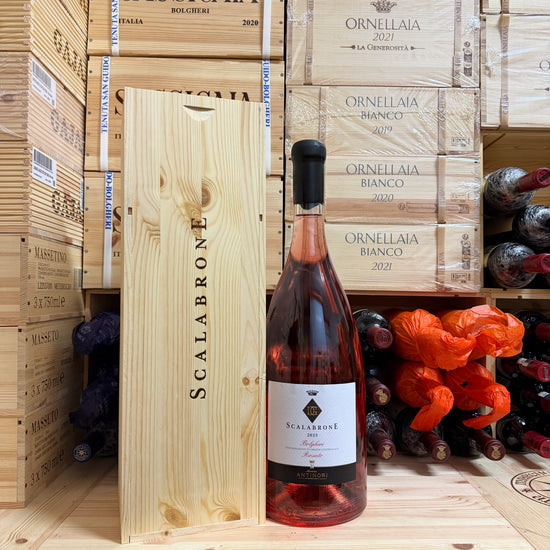 Scalabrone 2025 Jeroboam Bolgheri DOC Rosato Tenuta Guado Al Tasso Marchesi Antinori - in Cassa Legno
