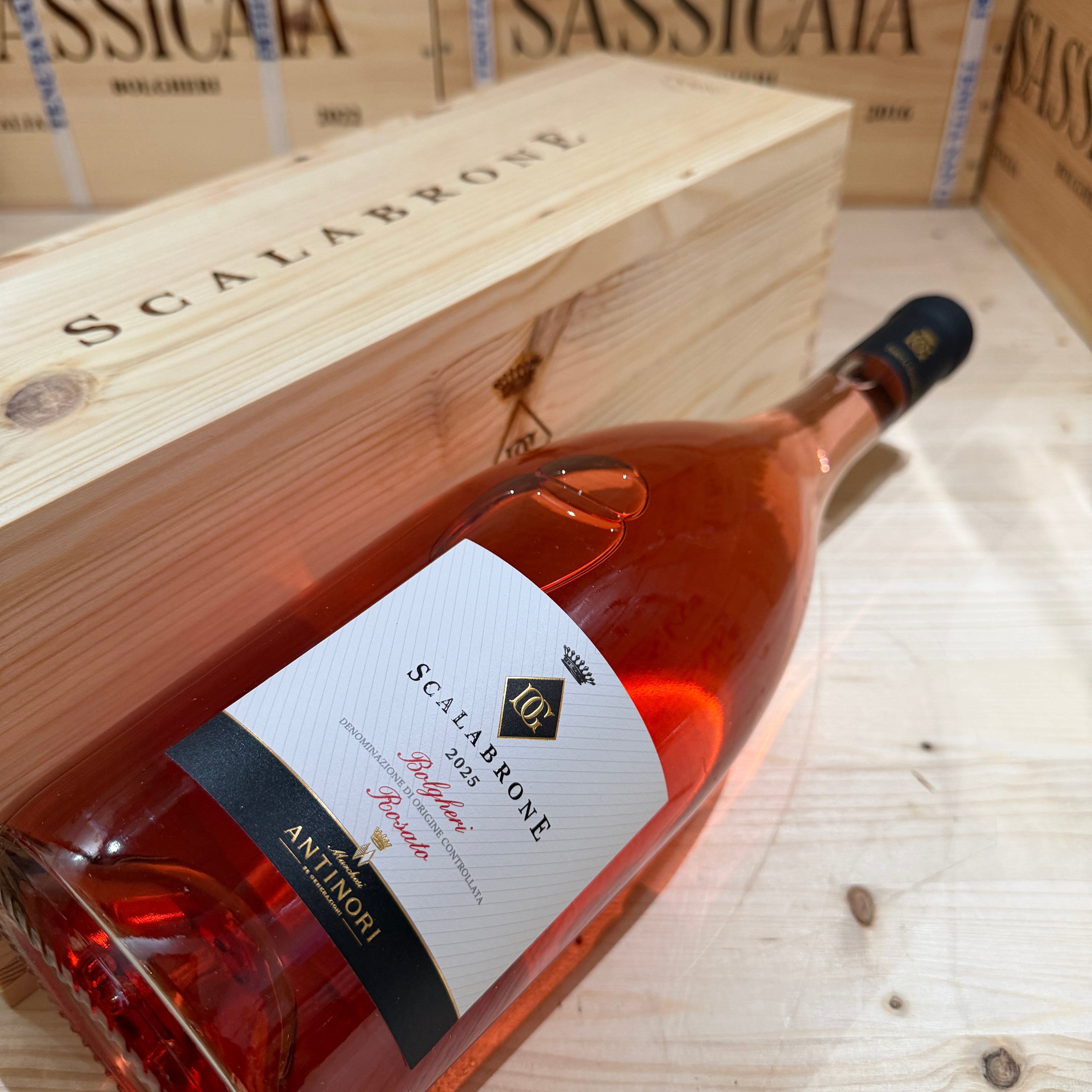 Scalabrone 2025 Magnum Bolgheri DOC Rosato Tenuta Guado Al Tasso Marchesi Antinori - in Cassa Legno