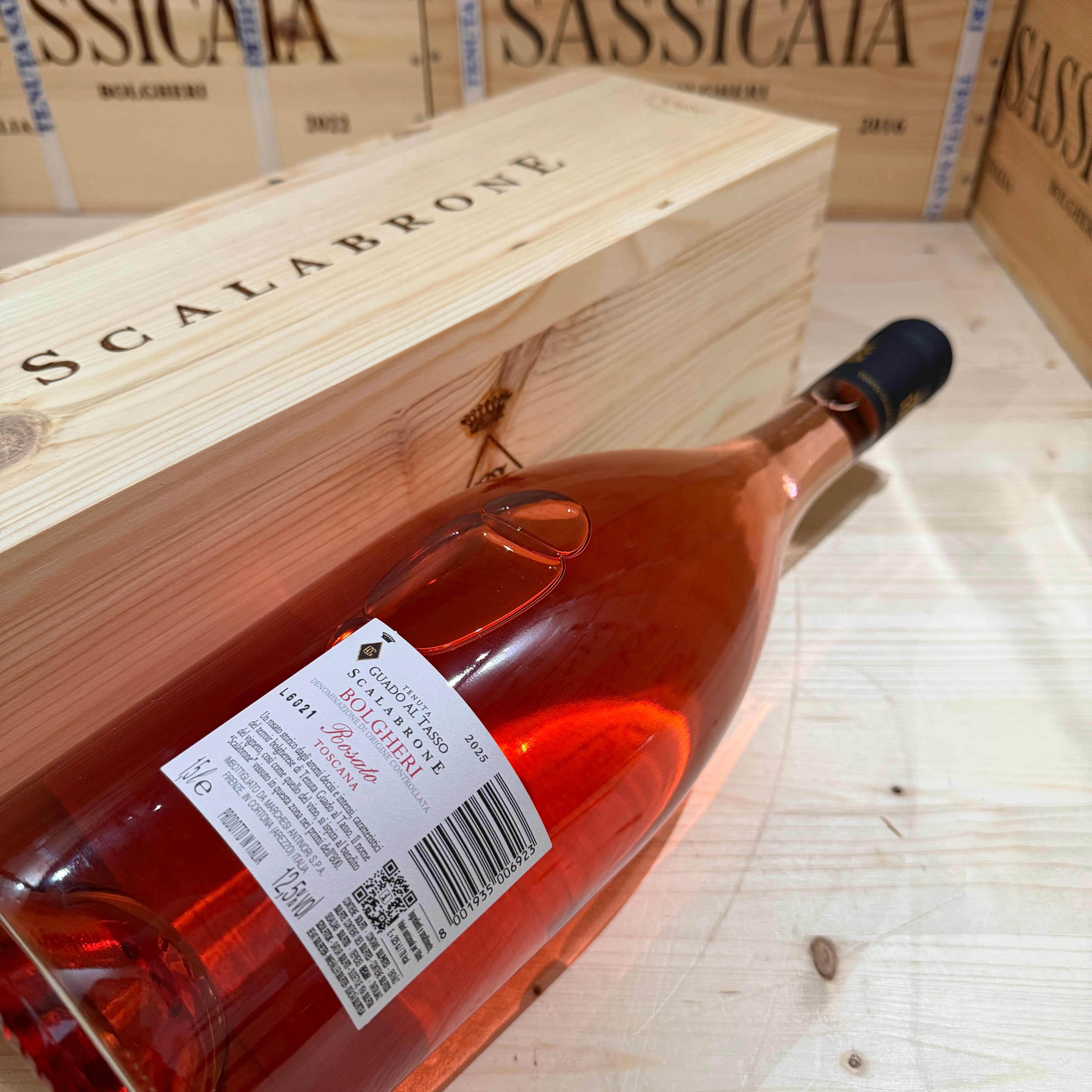 Scalabrone 2025 Magnum Bolgheri DOC Rosato Tenuta Guado Al Tasso Marchesi Antinori - in Cassa Legno