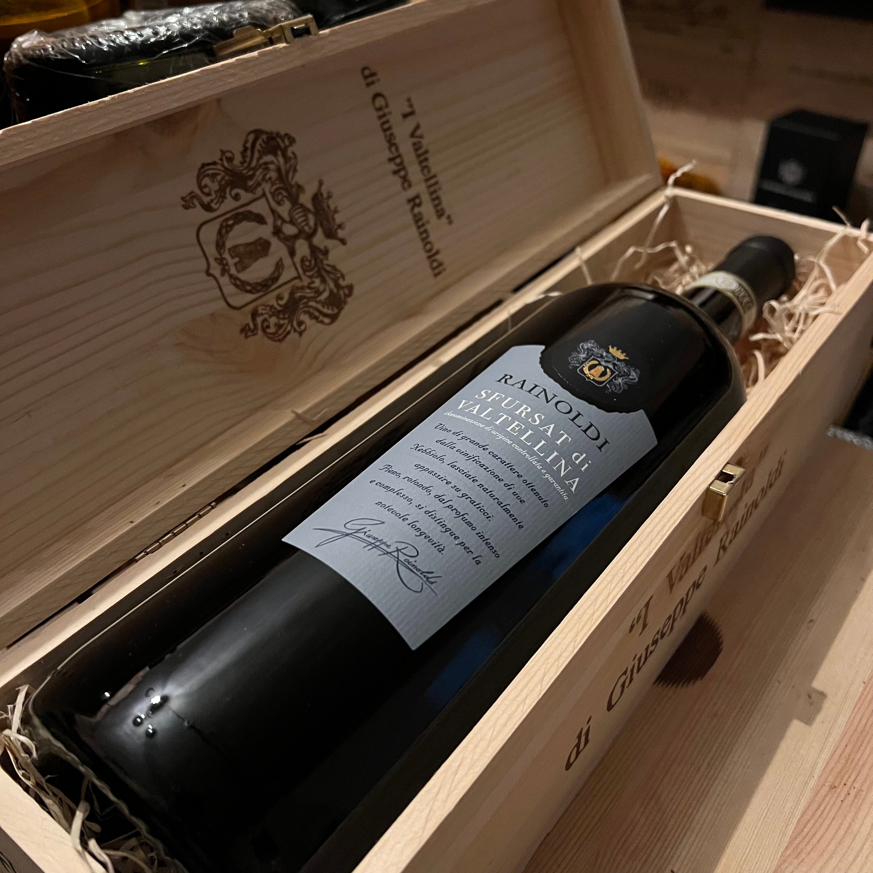 Sfursat di Valtellina 2019 Magnum Rainoldi in Cassa Legno