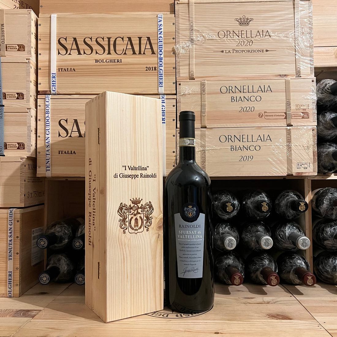 Sfursat di Valtellina 2019 Magnum Rainoldi in Cassa Legno