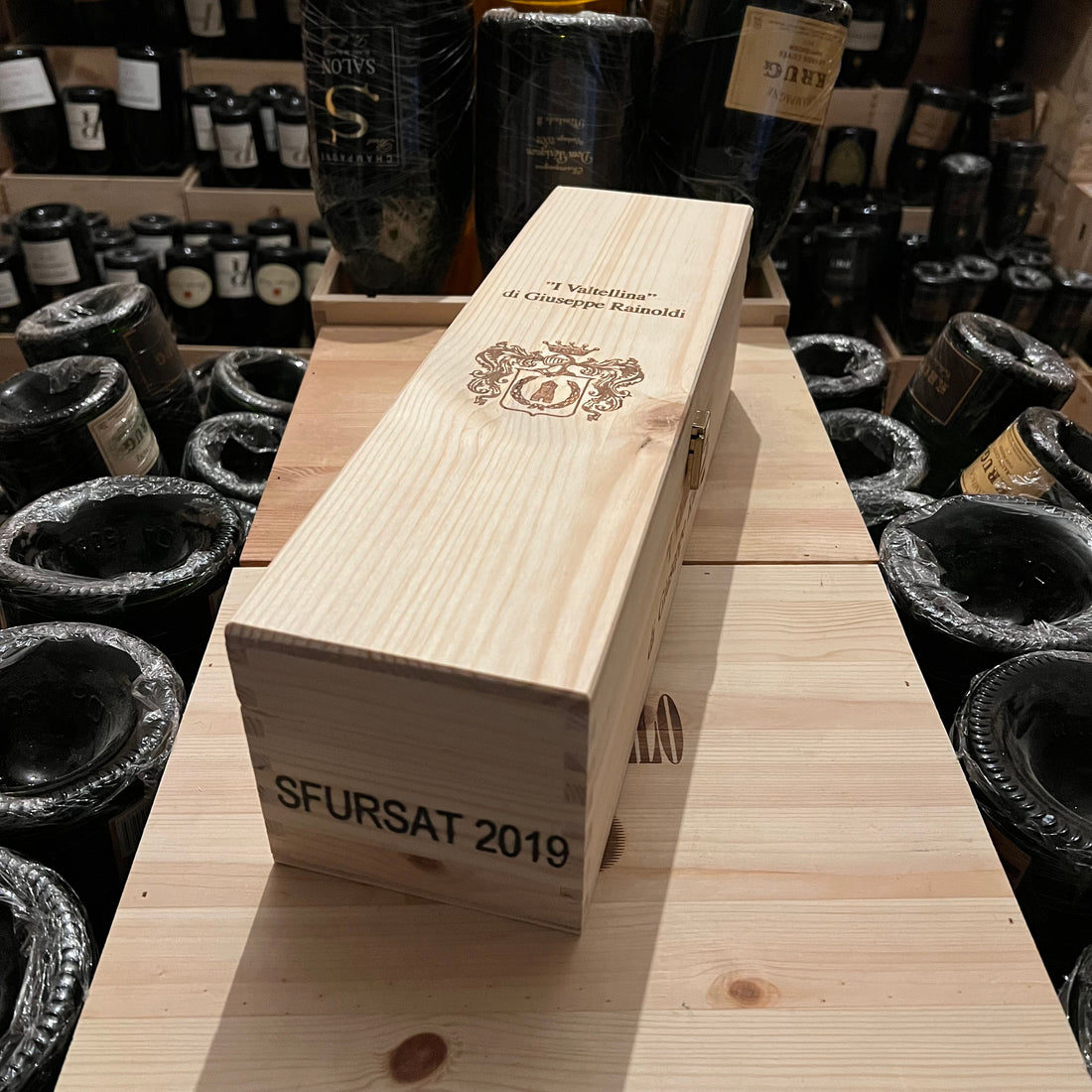 Sfursat di Valtellina 2019 Magnum Rainoldi in Cassa Legno