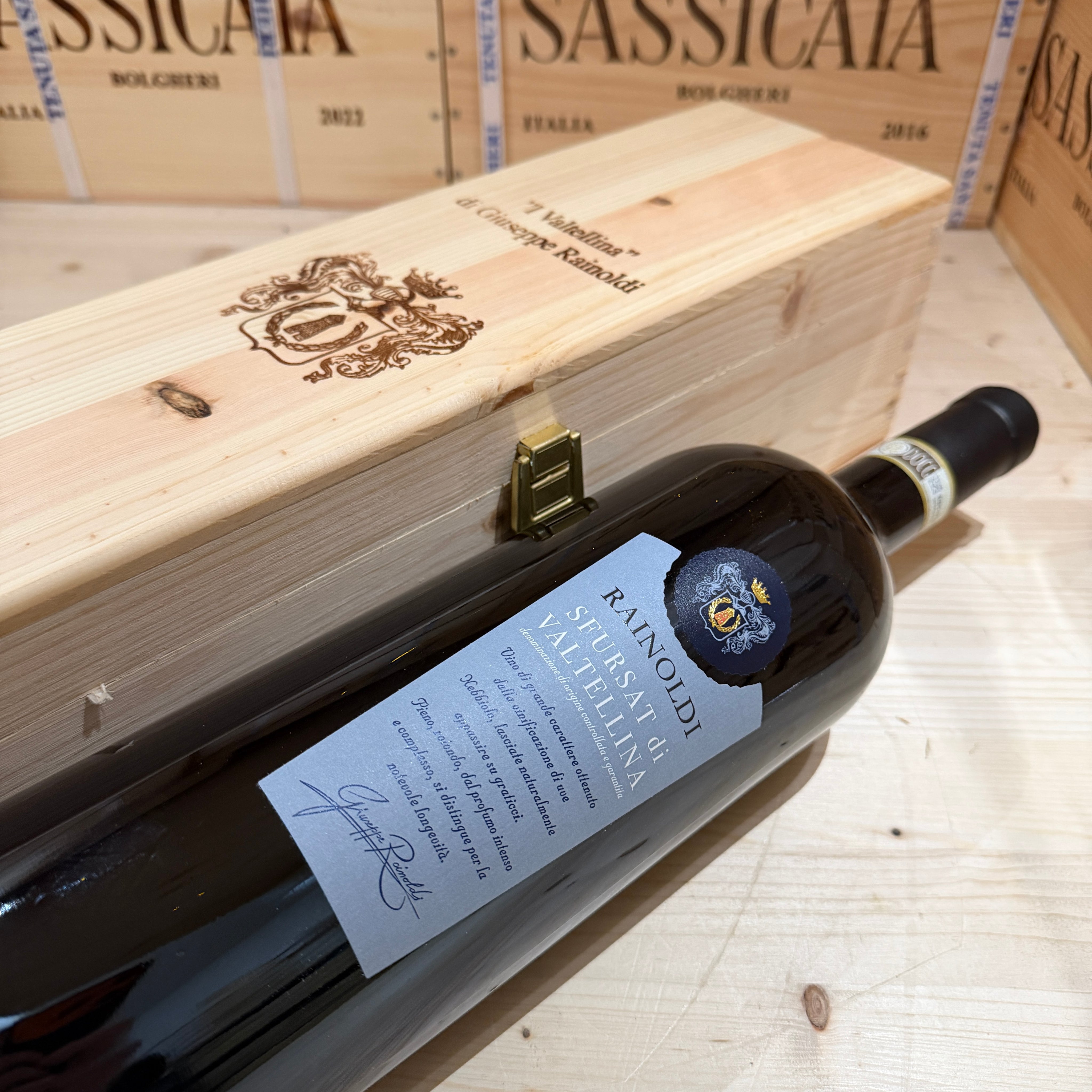 Sfursat di Valtellina 2021 Magnum Rainoldi in Cassa Legno