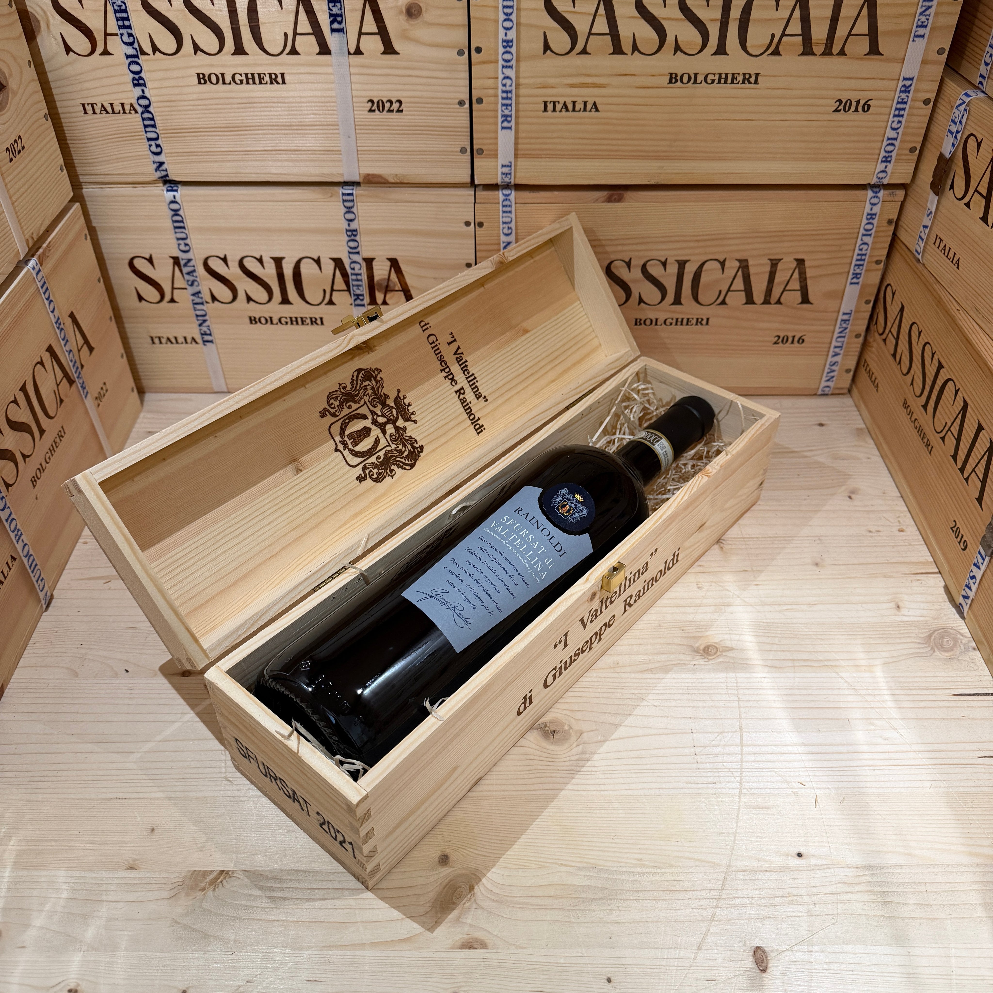 Sfursat di Valtellina 2021 Magnum Rainoldi in Cassa Legno