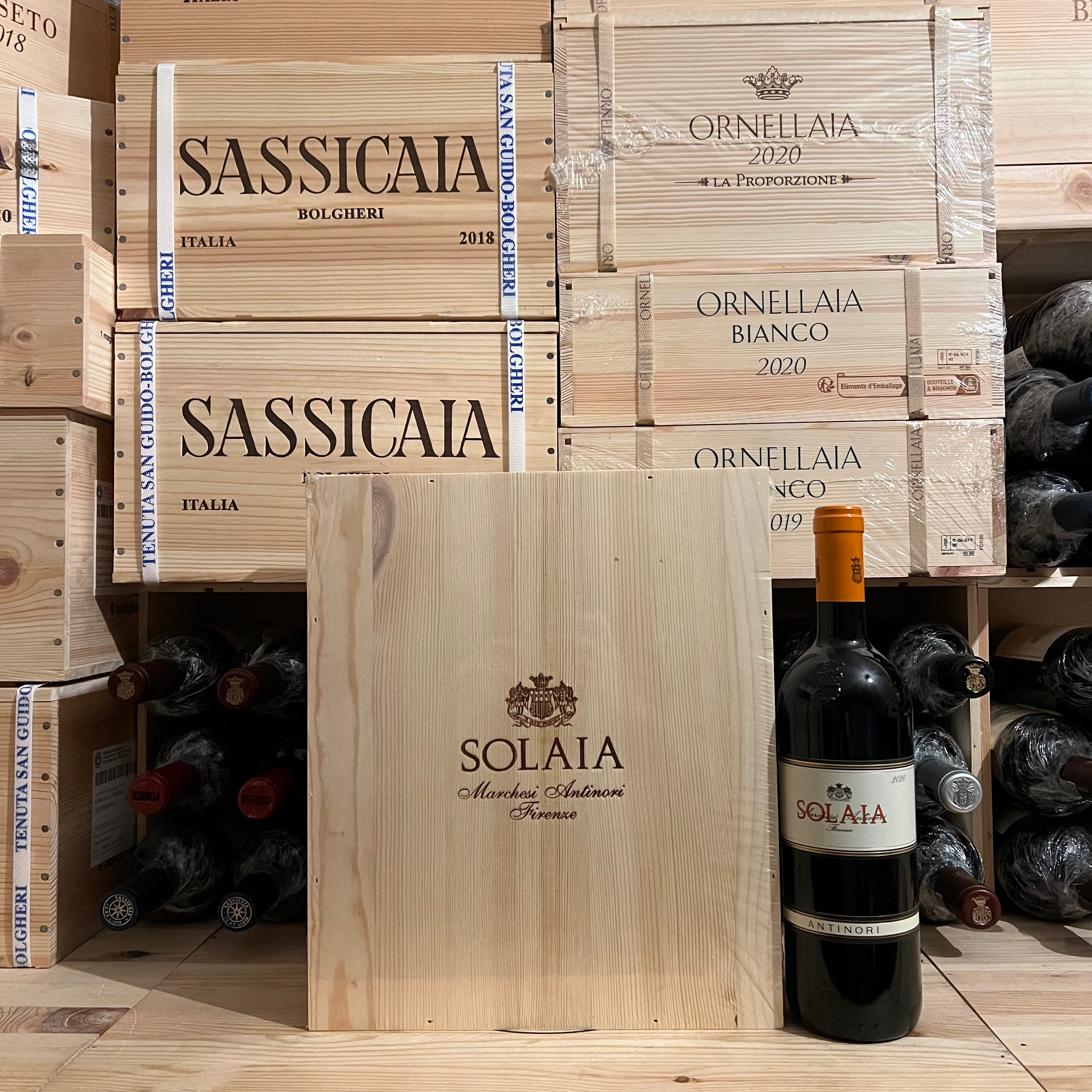 Solaia 2020 Marchesi Antinori - Cassa Legno 3 Bottiglie