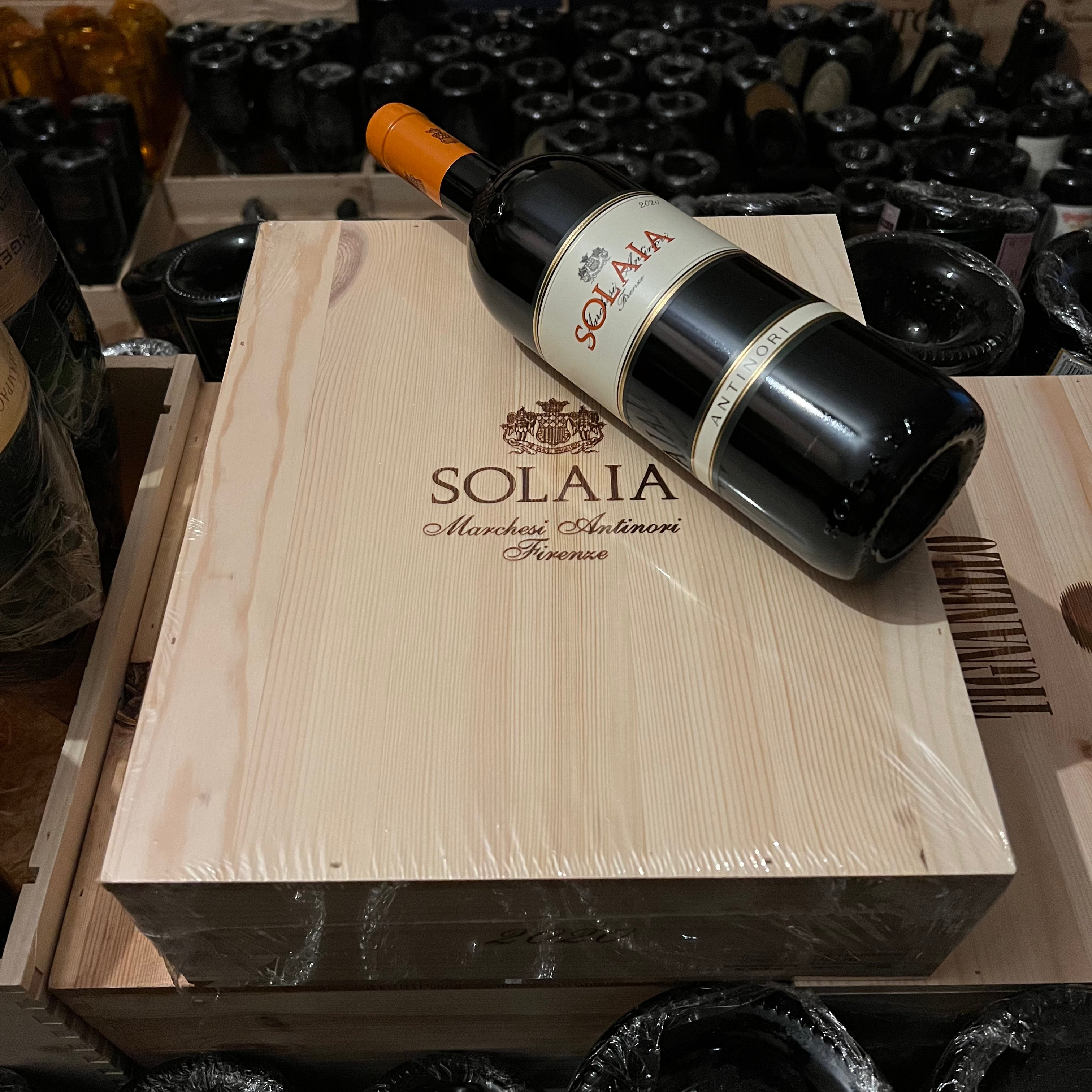 Solaia 2020 Marchesi Antinori - Cassa Legno 3 Bottiglie
