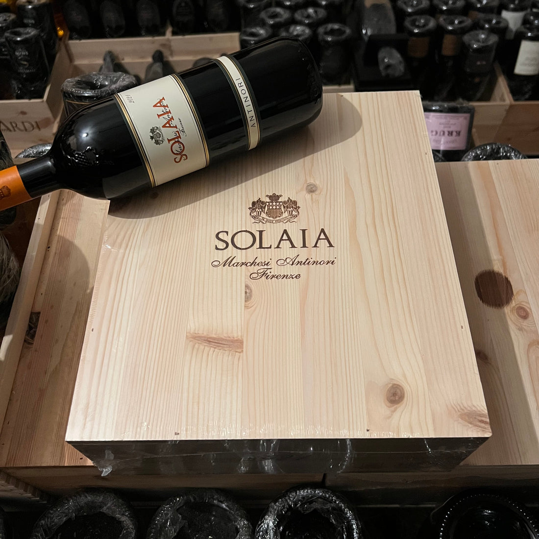 Solaia 2021 Tenuta Tignanello Marchesi Antinori - Cassa Legno 3 Bottiglie