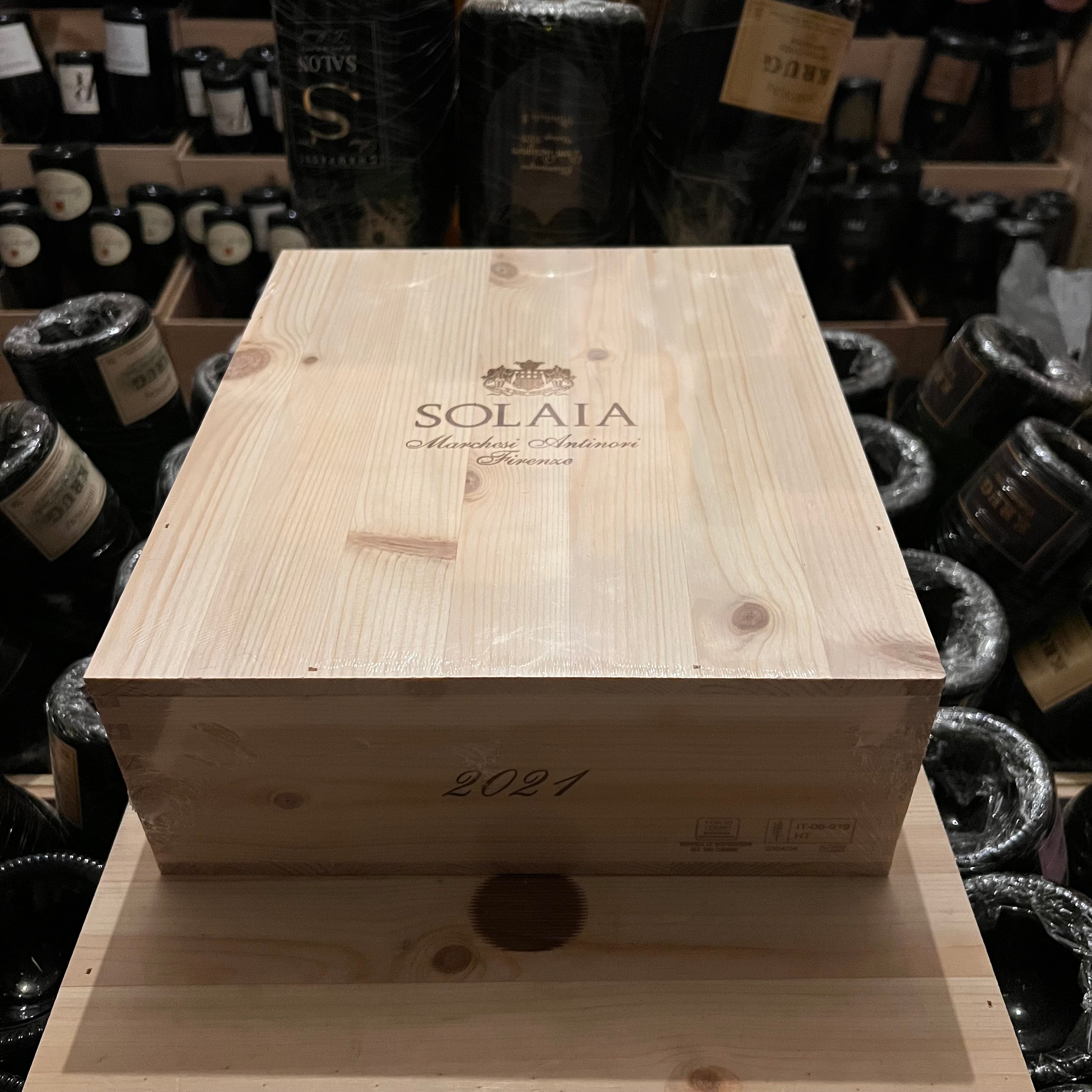 Solaia 2021 Tenuta Tignanello Marchesi Antinori - Cassa Legno 3 Bottiglie
