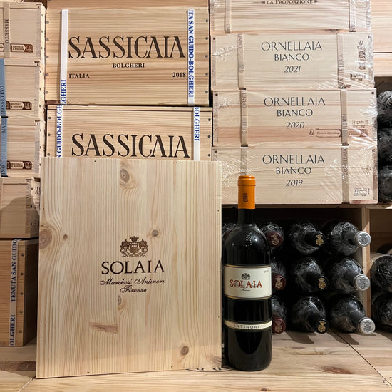 Solaia 2021 Tenuta Tignanello Marchesi Antinori - Cassa Legno 3 Bottiglie