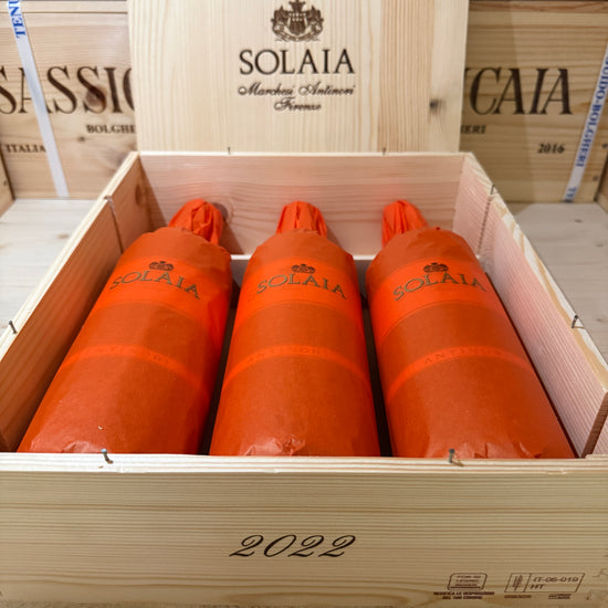 Solaia 2022 Tenuta Tignanello Marchesi Antinori - Cassa Legno 3 Bottiglie