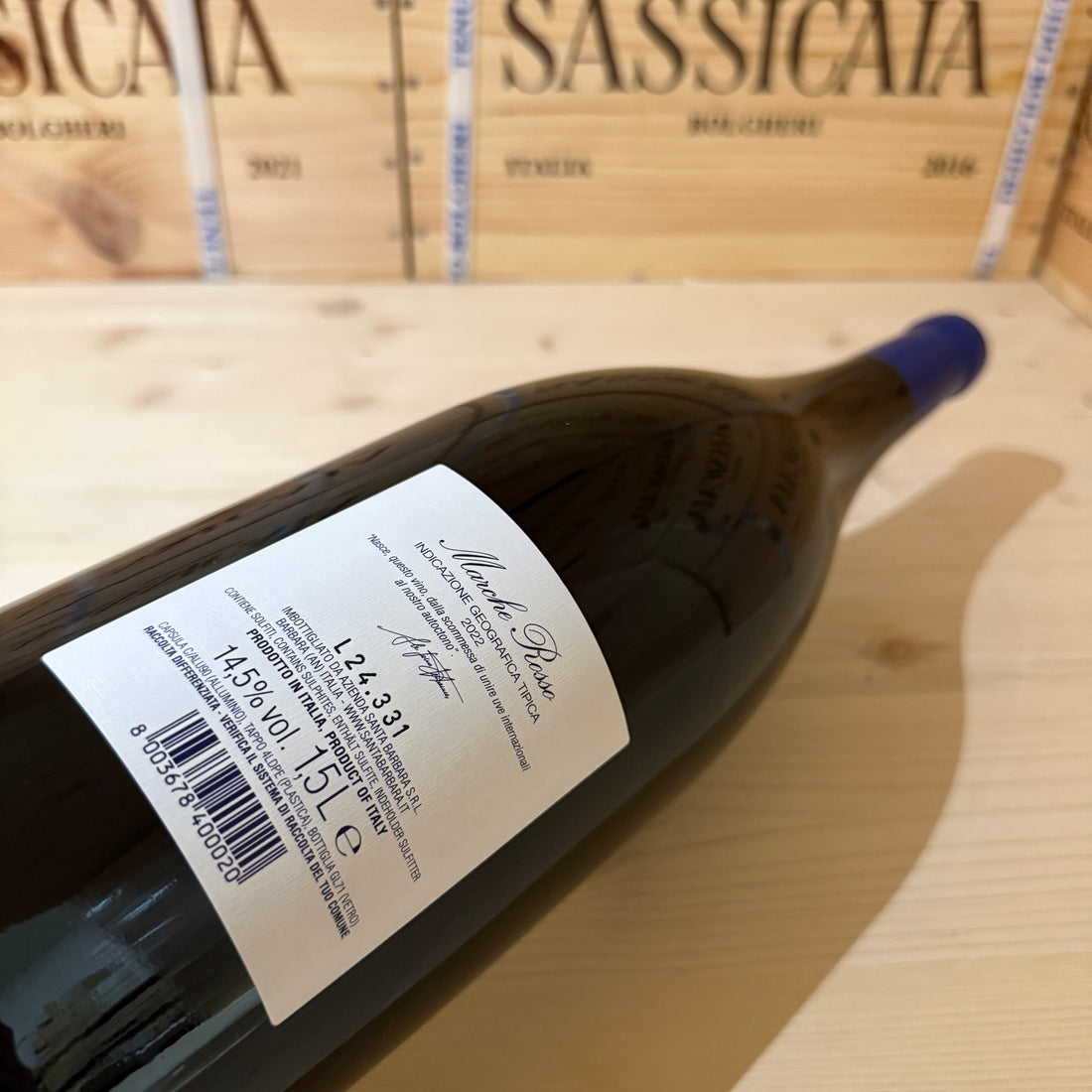 Stefano Antonucci Rosso 2022 Magnum Marche Rosso IGT Santa Barbara