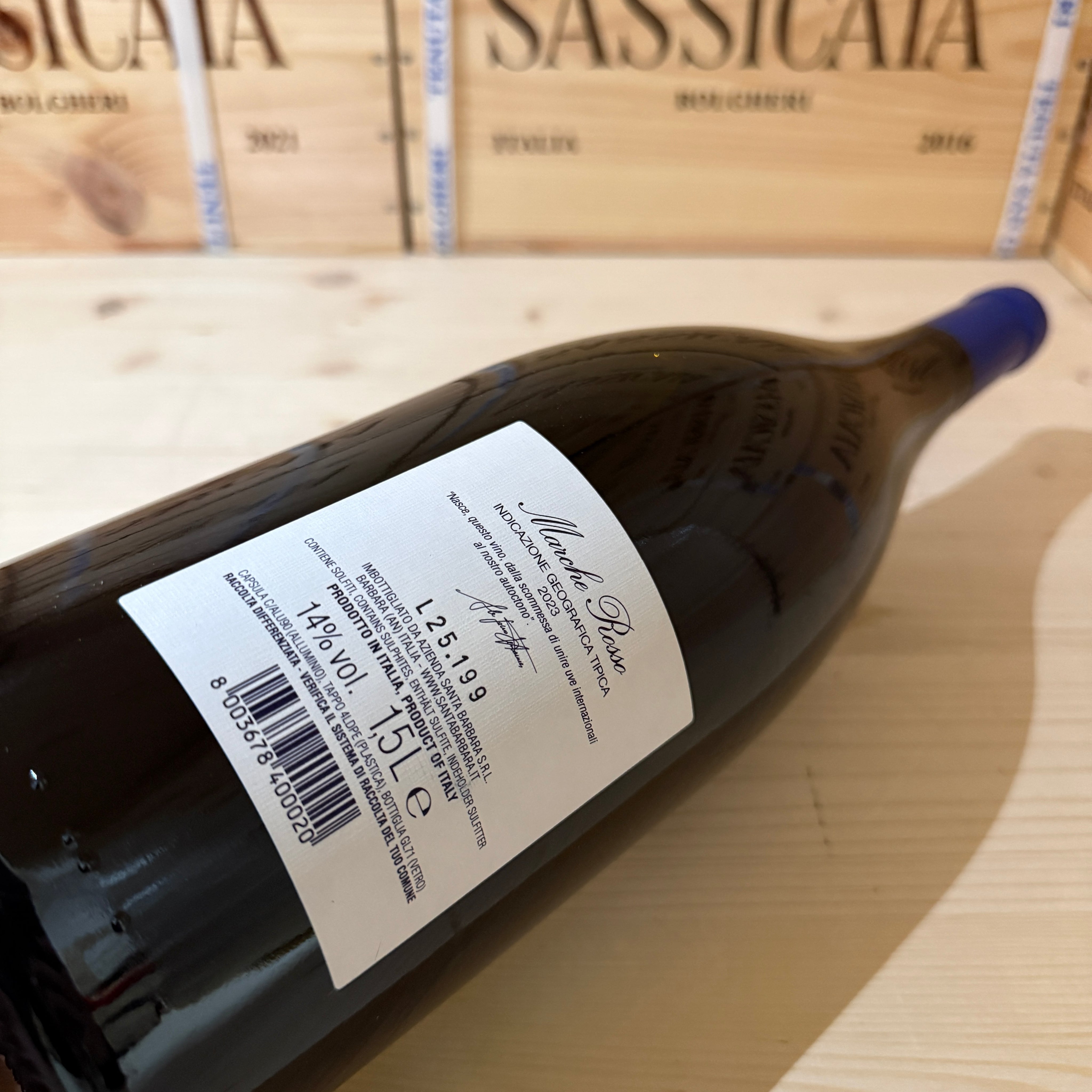 Stefano Antonucci Rosso 2023 Magnum Marche Rosso IGT Santa Barbara