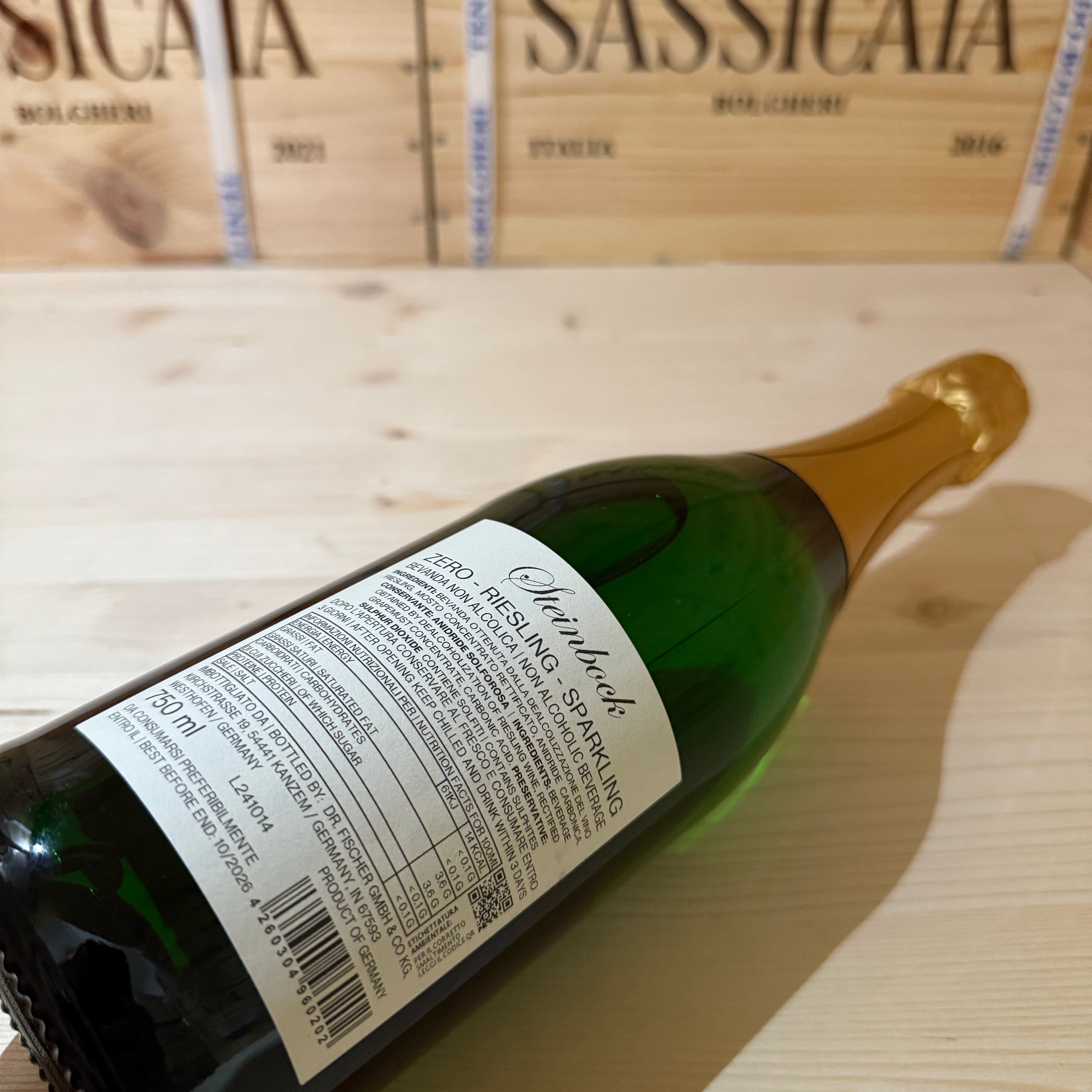 Steinbock Alcohol free Riesling Sparkling Hofstatter