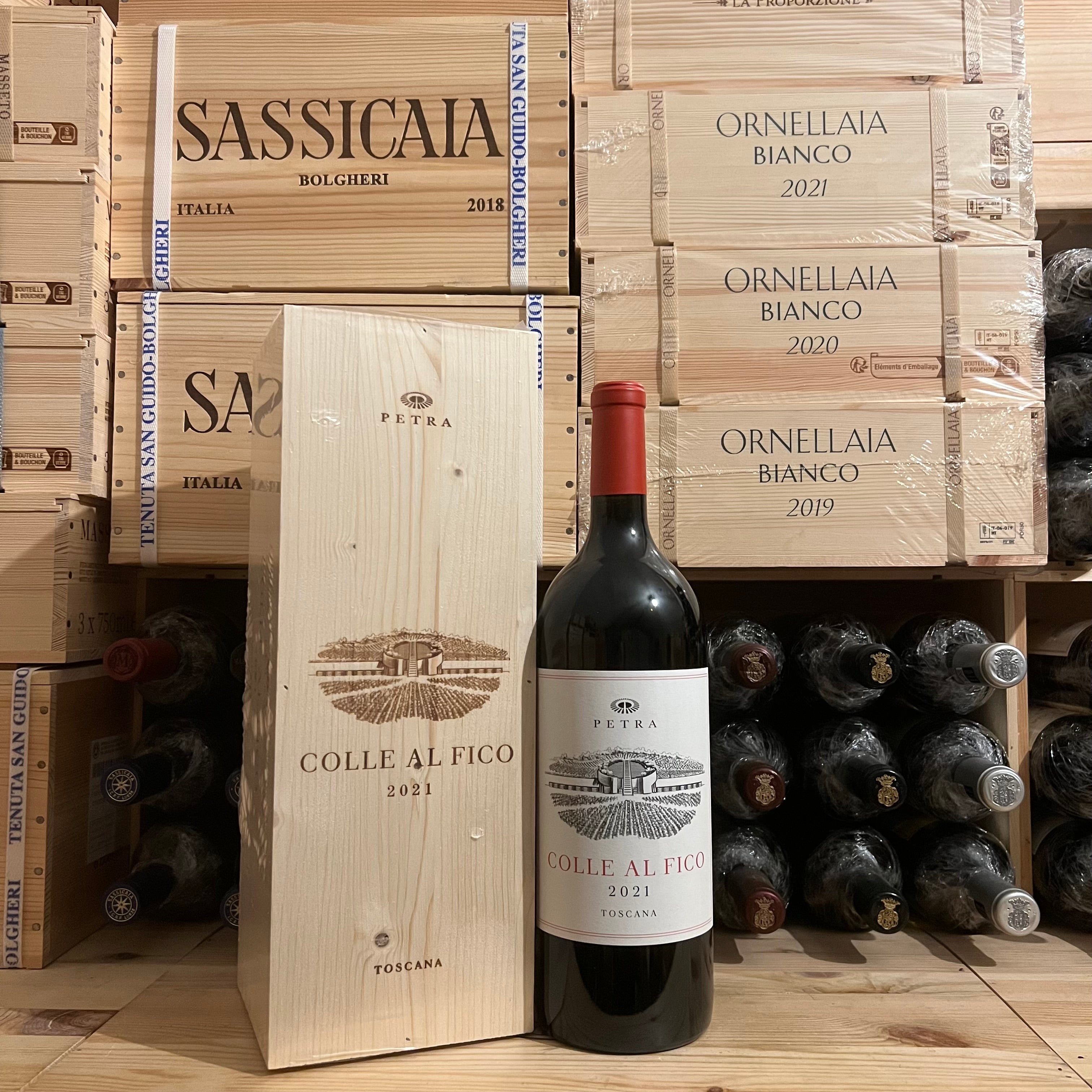 Syrah Colle al Fico Petra 2021 Magnum - in Cassa Legno