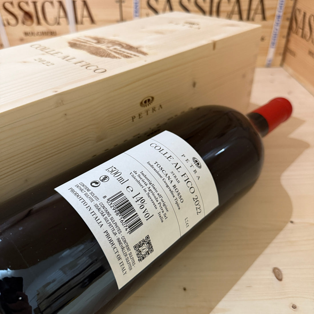 Syrah Colle al Fico Petra 2022 Magnum - in Cassa Legno