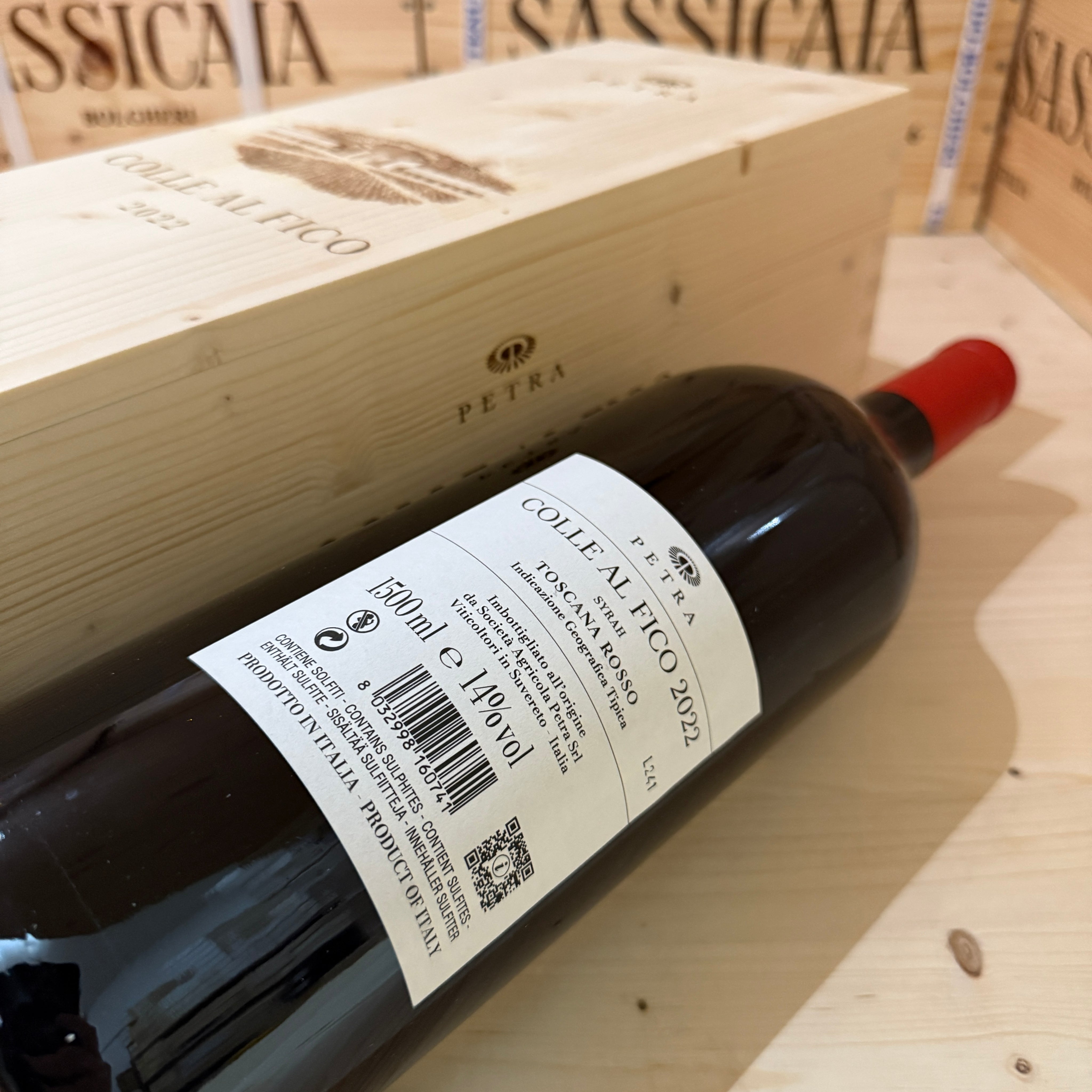 Syrah Colle al Fico Petra 2022 Magnum - in Cassa Legno