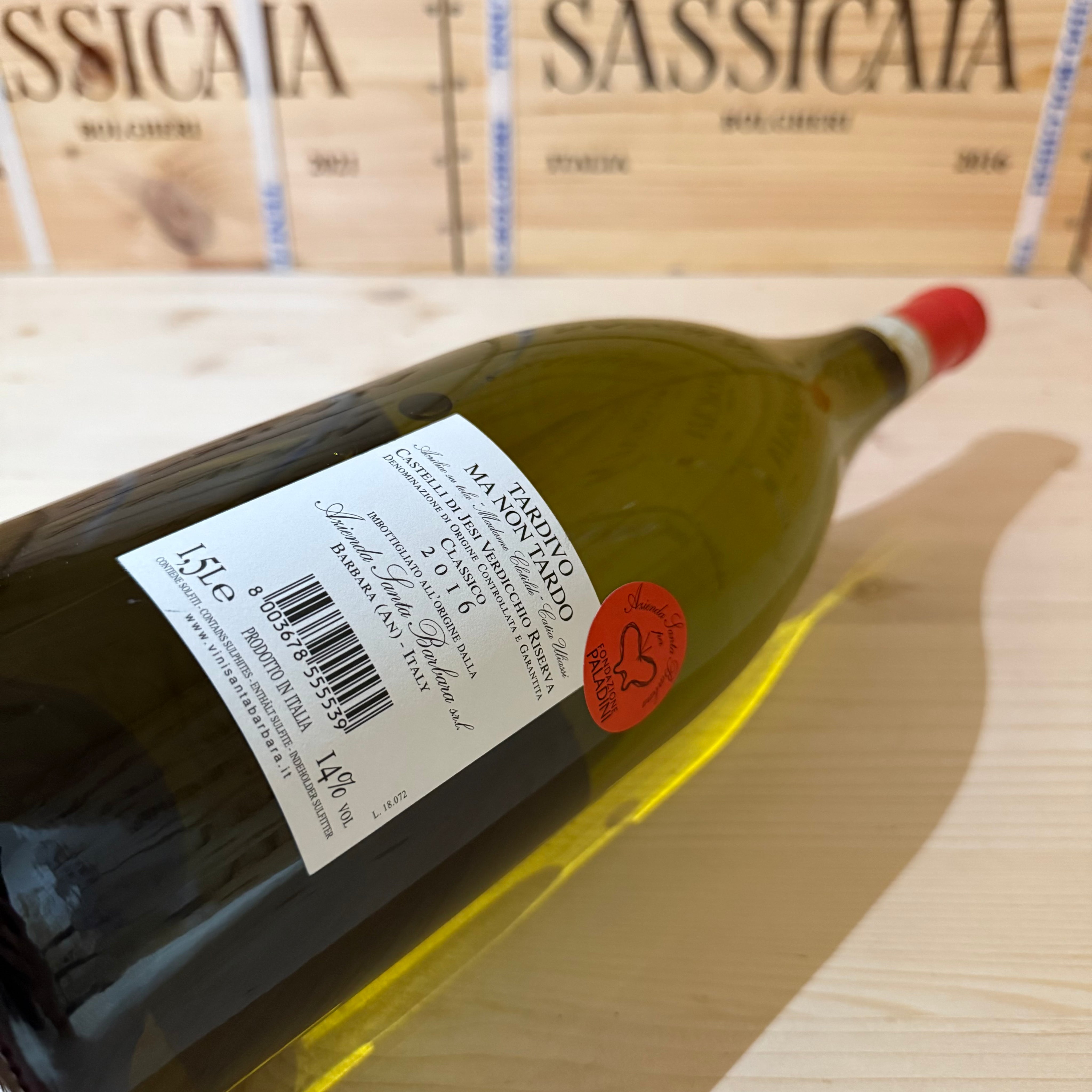 Tardivo ma non Tardo 2016 Magnum Santa Barbara Verdicchio dei Castelli di Jesi DOC Classico