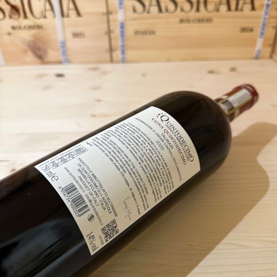 Taurasi Riserva Docg Vigna Quintodecimo 2020 Quintodecimo