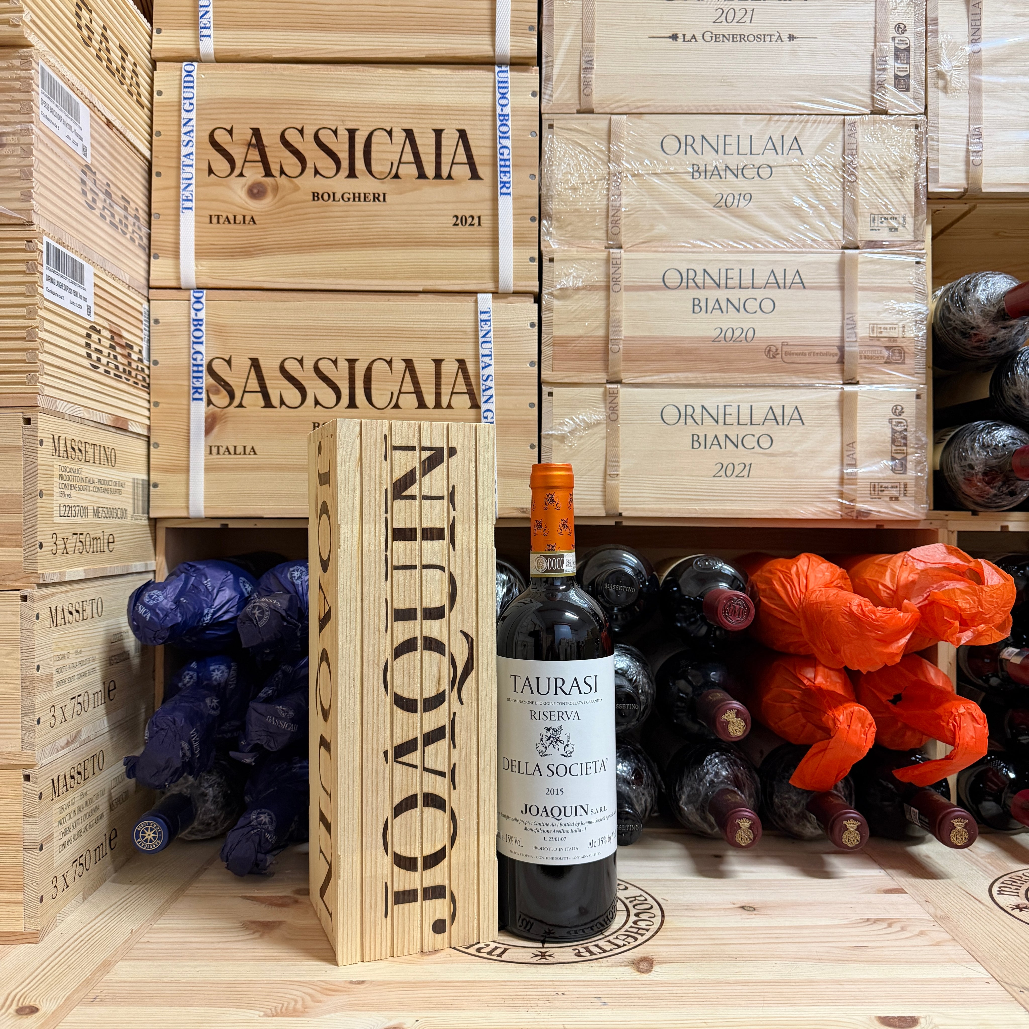 Taurasi Riserva della Società 2015 Joaquin - in Cassa Legno