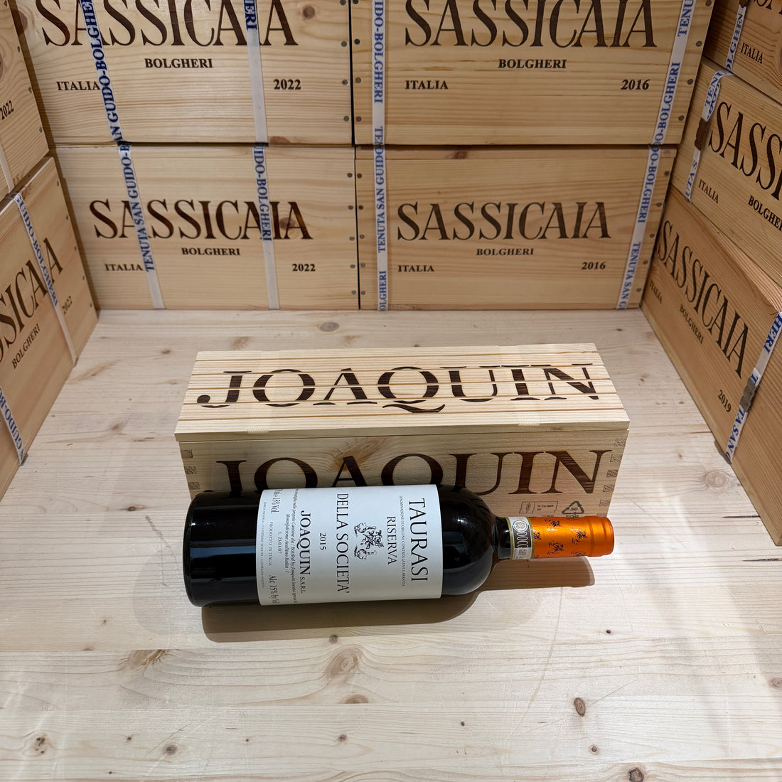Taurasi Riserva della Società 2015 Joaquin - in Cassa Legno