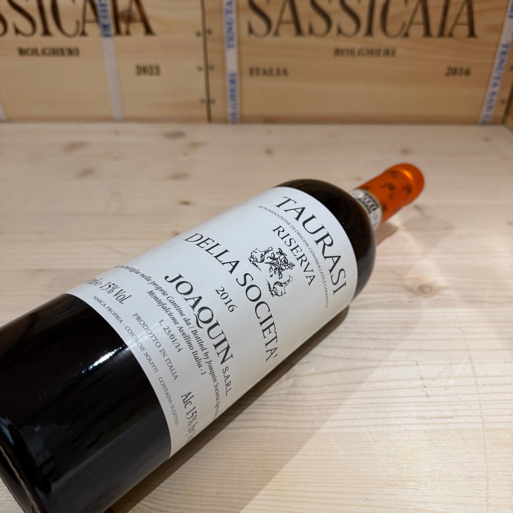 Taurasi Riserva della Società 2016 Joaquin