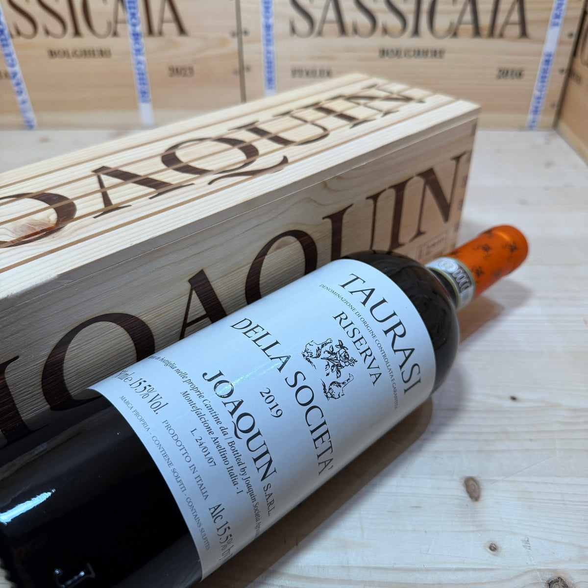 Taurasi Riserva della Società 2019 Joaquin - in Cassa Legno