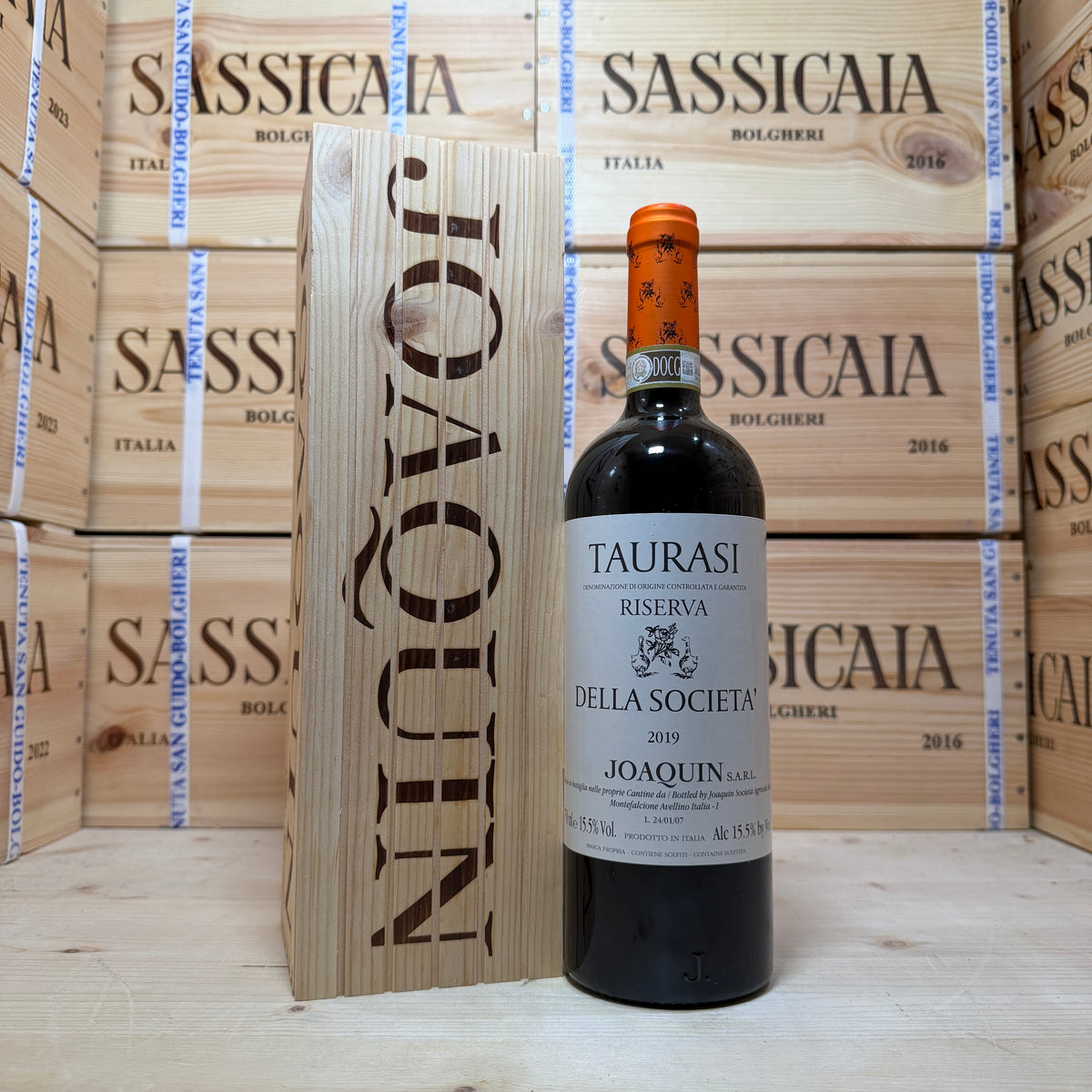 Taurasi Riserva della Società 2019 Joaquin - in Cassa Legno