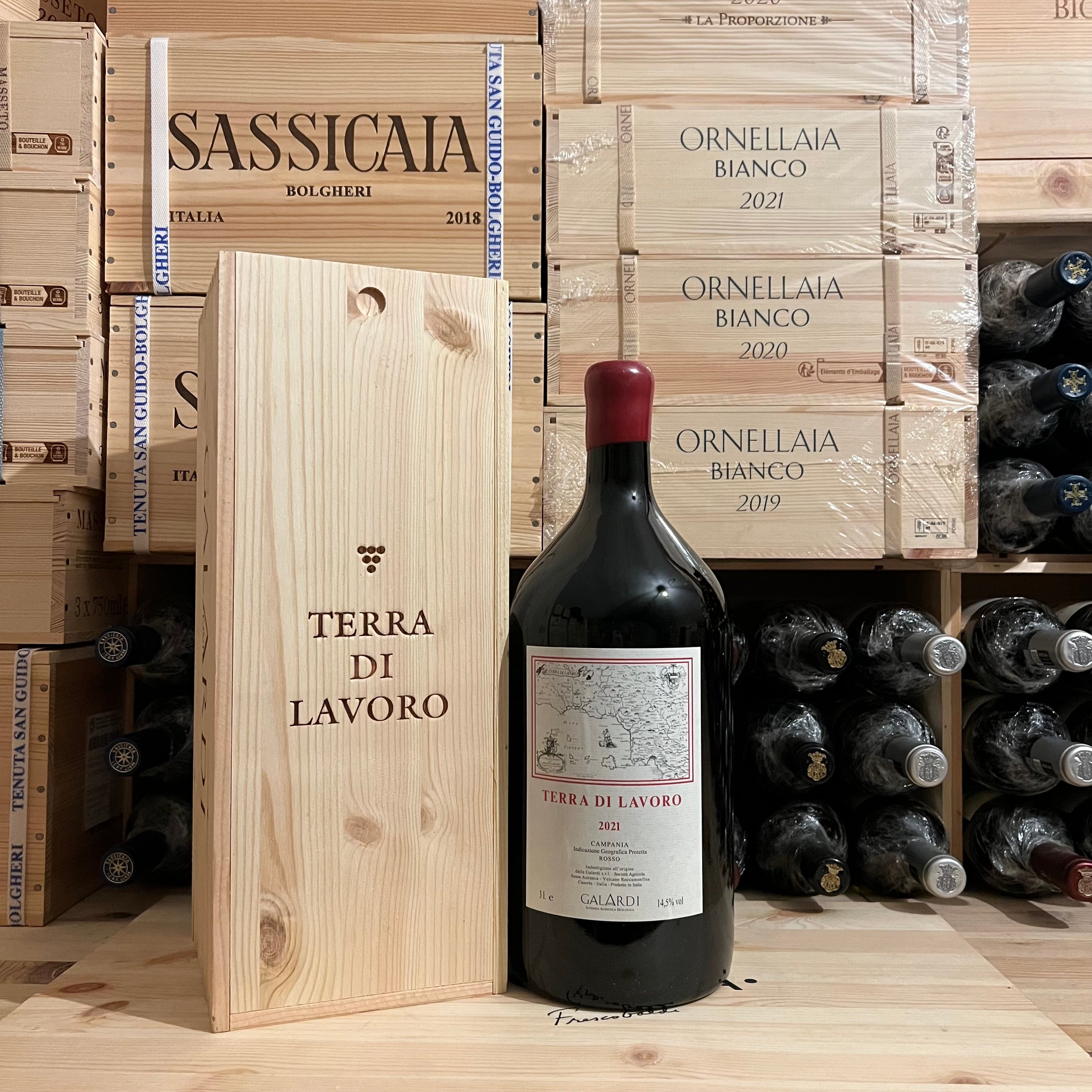 Terra di Lavoro 2021 Galardi Jeroboam in Cassa Legno