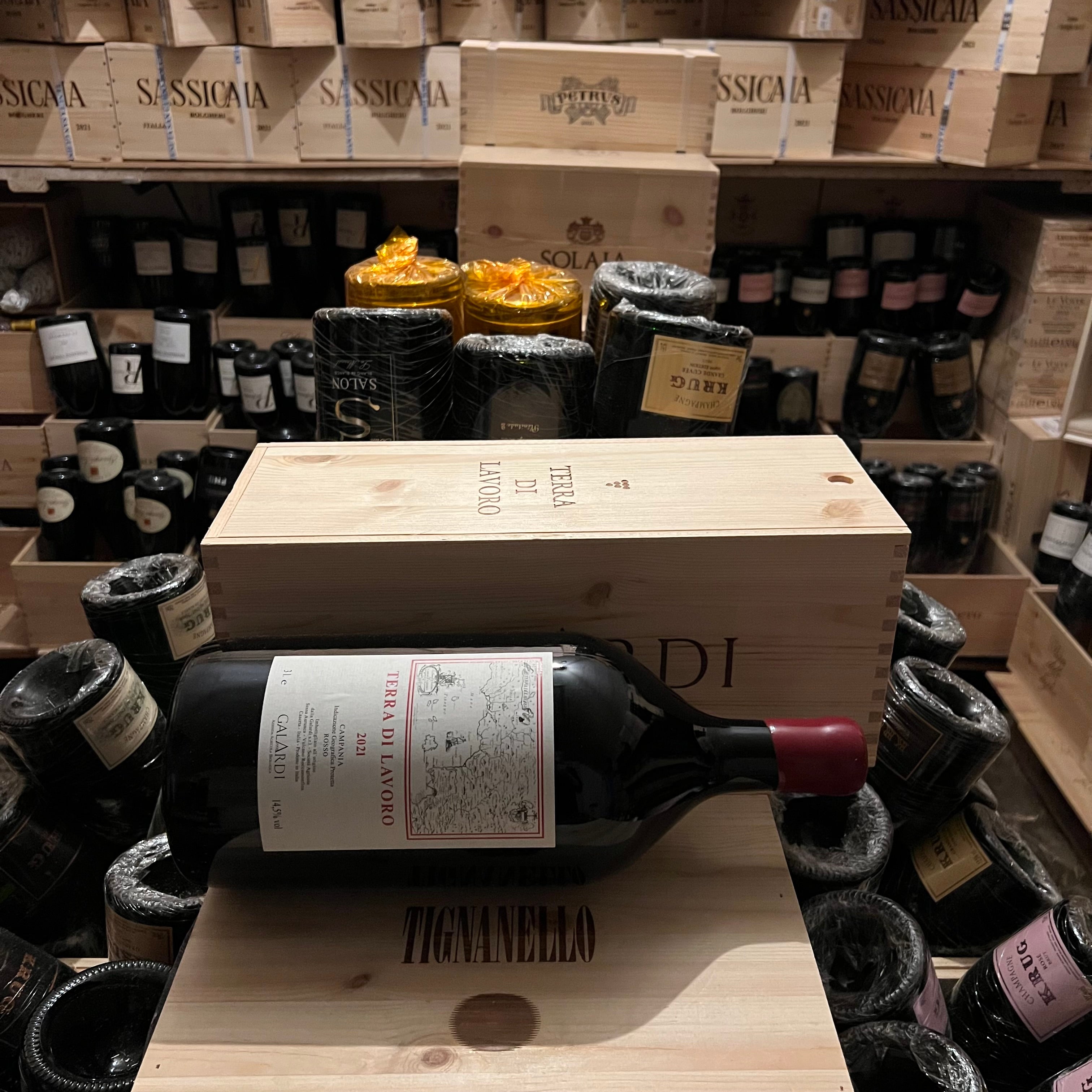 Terra di Lavoro 2021 Galardi Jeroboam in Cassa Legno