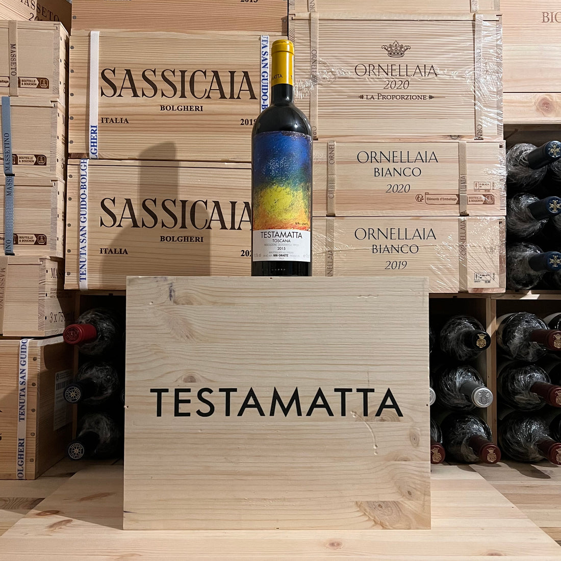 Testamatta 2015 Bibi Graetz Toscana Rosso IGT - Cassa Legno 6 Bottiglie