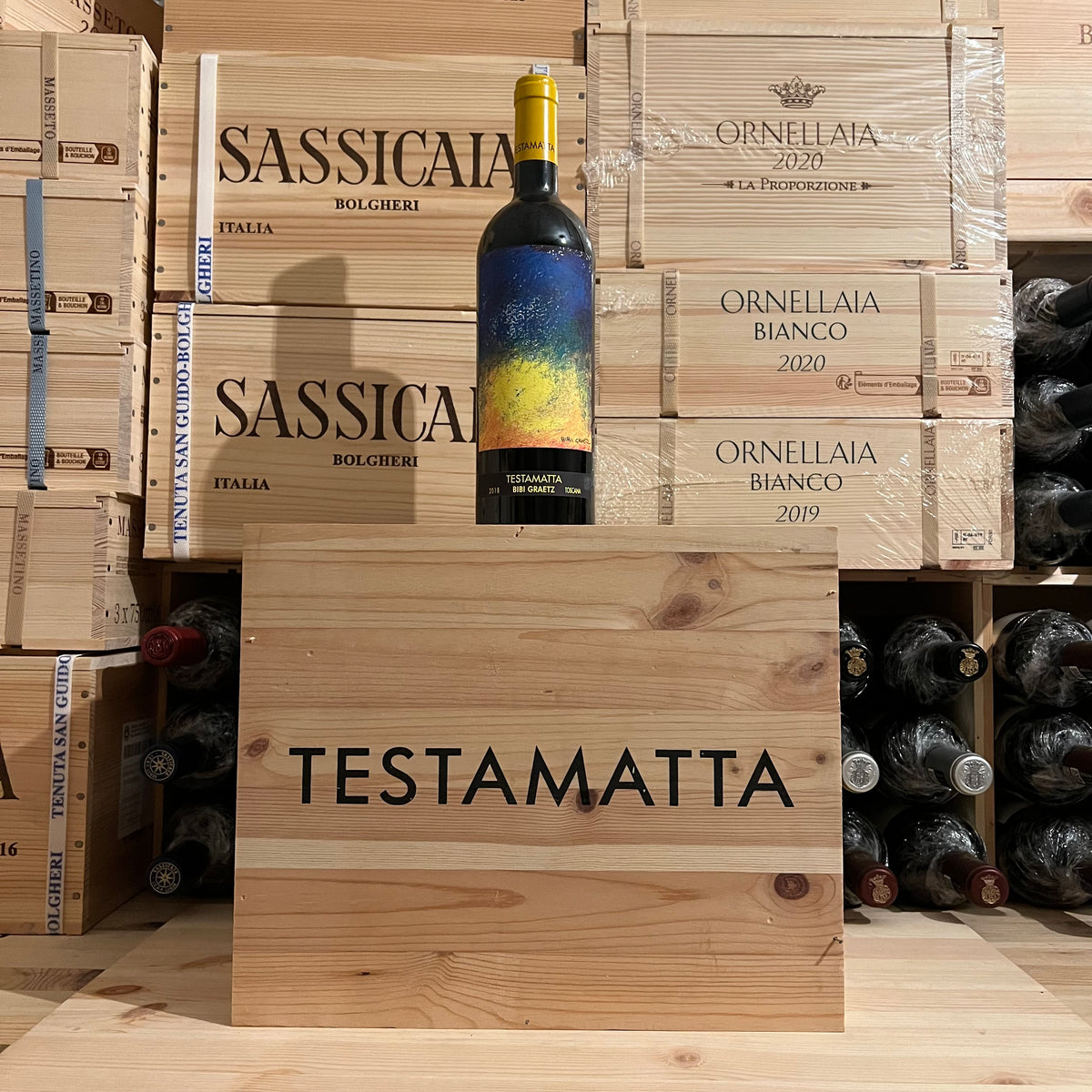 Testamatta 2018 Bibi Graetz Toscana Rosso IGT - Cassa Legno 6 Bottiglie