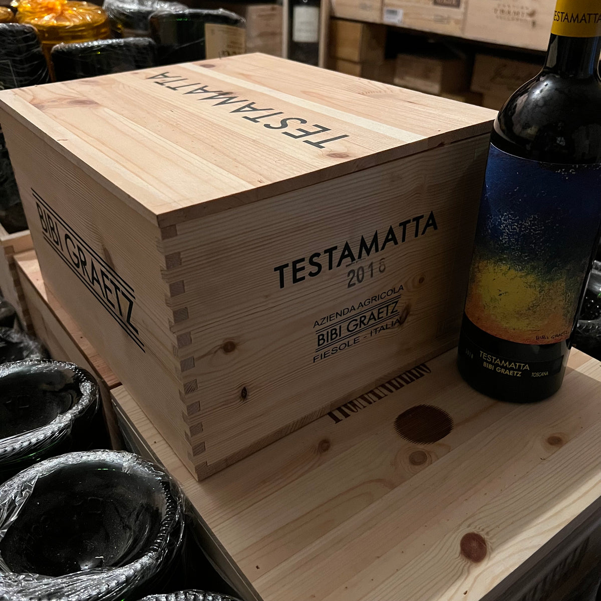 Testamatta 2018 Bibi Graetz Toscana Rosso IGT - Cassa Legno 6 Bottiglie