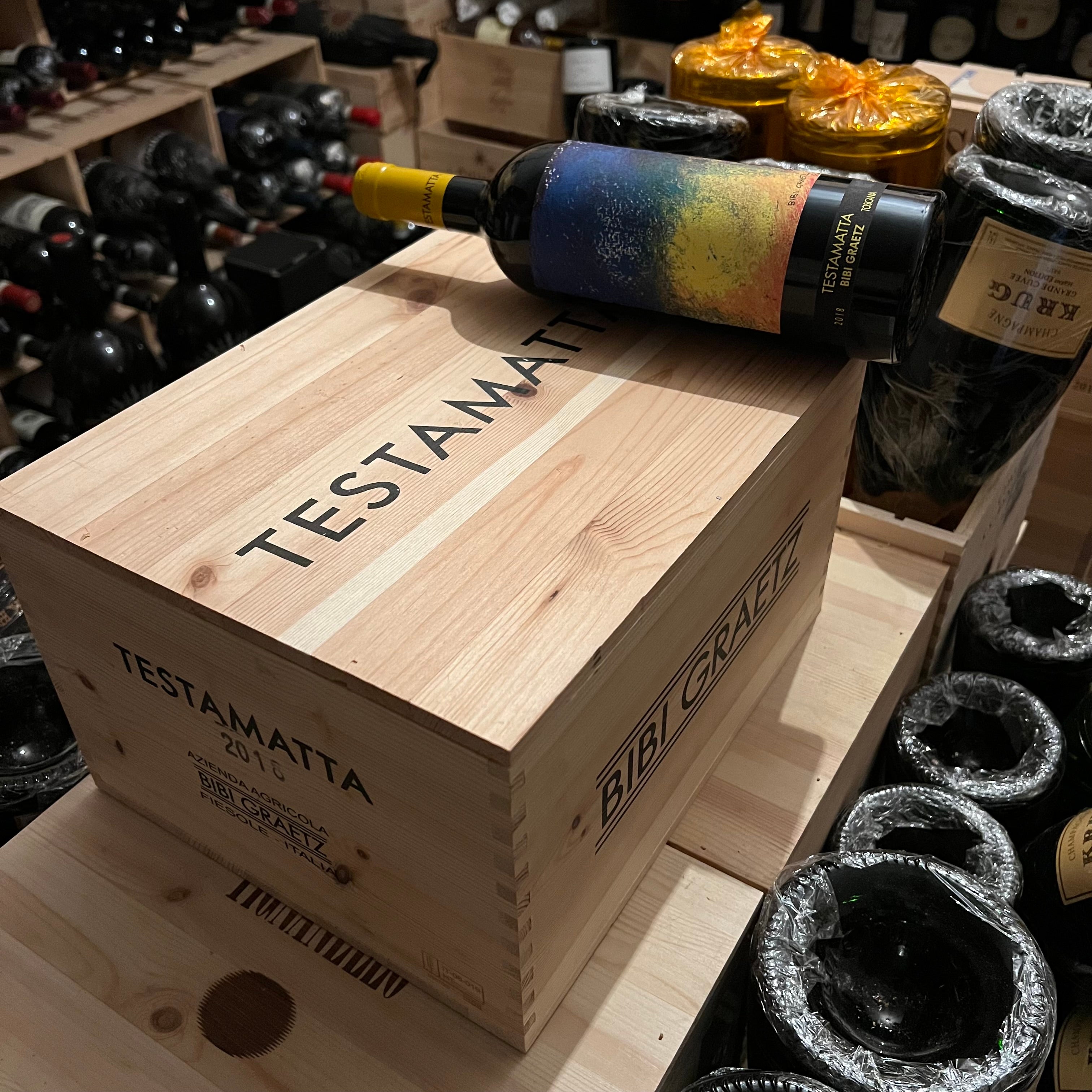 Testamatta 2018 Bibi Graetz Toscana Rosso IGT - Cassa Legno 6 Bottiglie