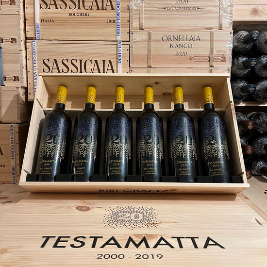 Testamatta 2019 Bibi Graetz Toscana Rosso IGT - Cassa Legno 6 Bottiglie