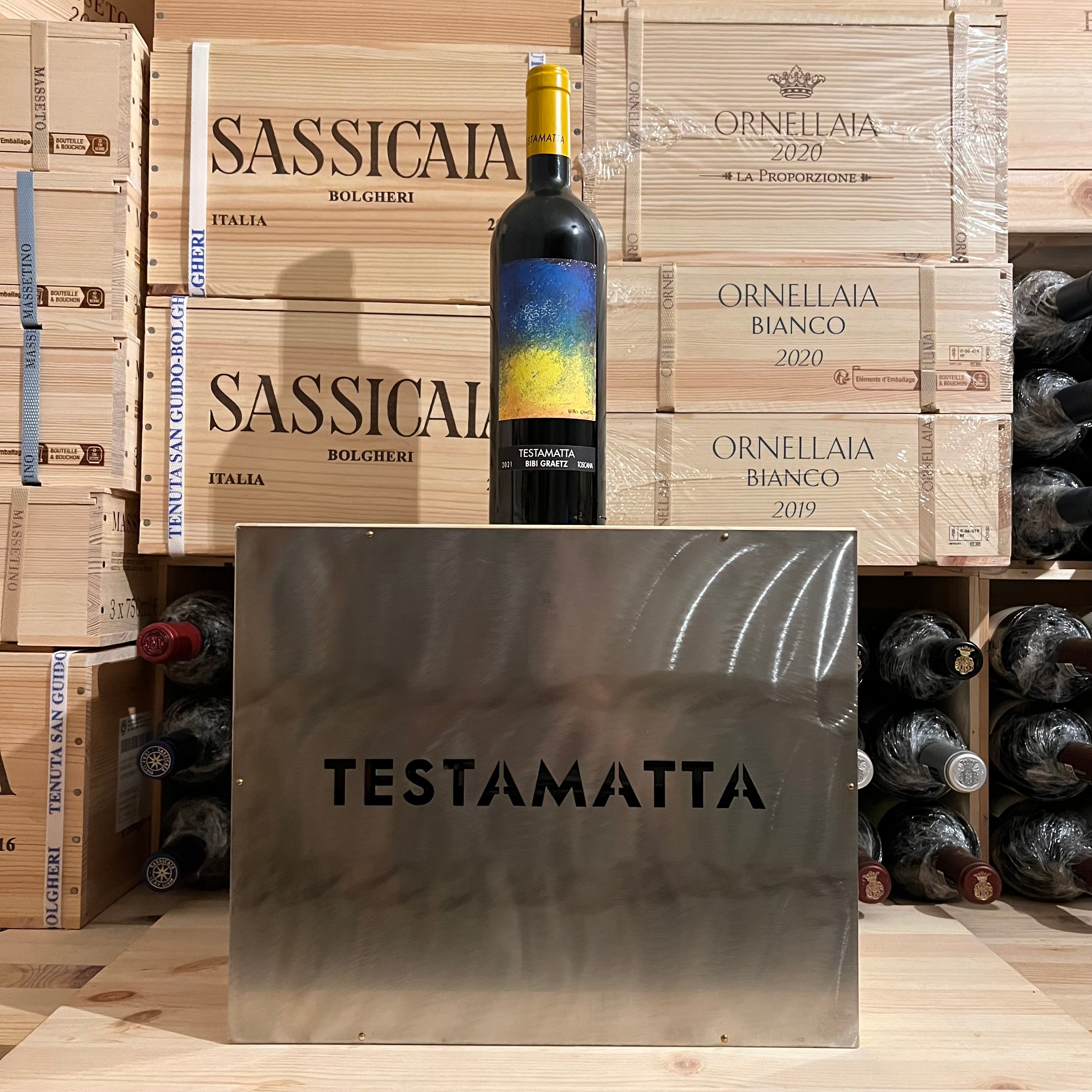 Testamatta 2020 Bibi Graetz Cassa Legno/Metallo 6 Bottiglie