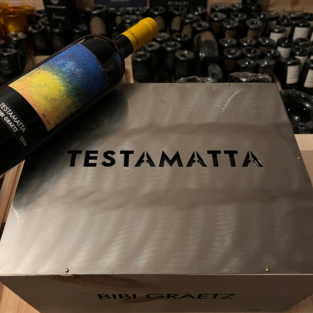 Testamatta 2020 Bibi Graetz Cassa Legno/Metallo 6 Bottiglie