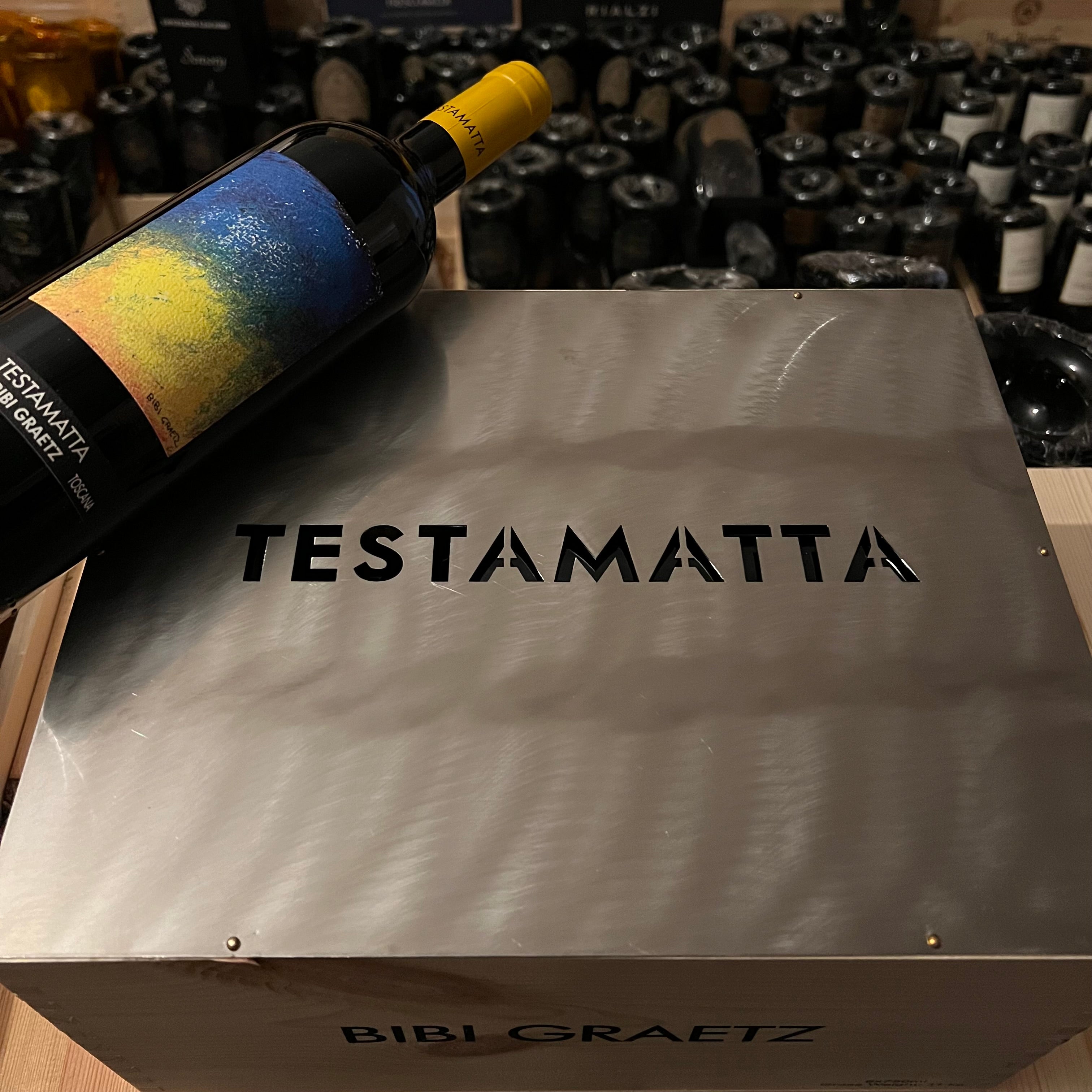 Testamatta 2020 Bibi Graetz Cassa Legno/Metallo 6 Bottiglie