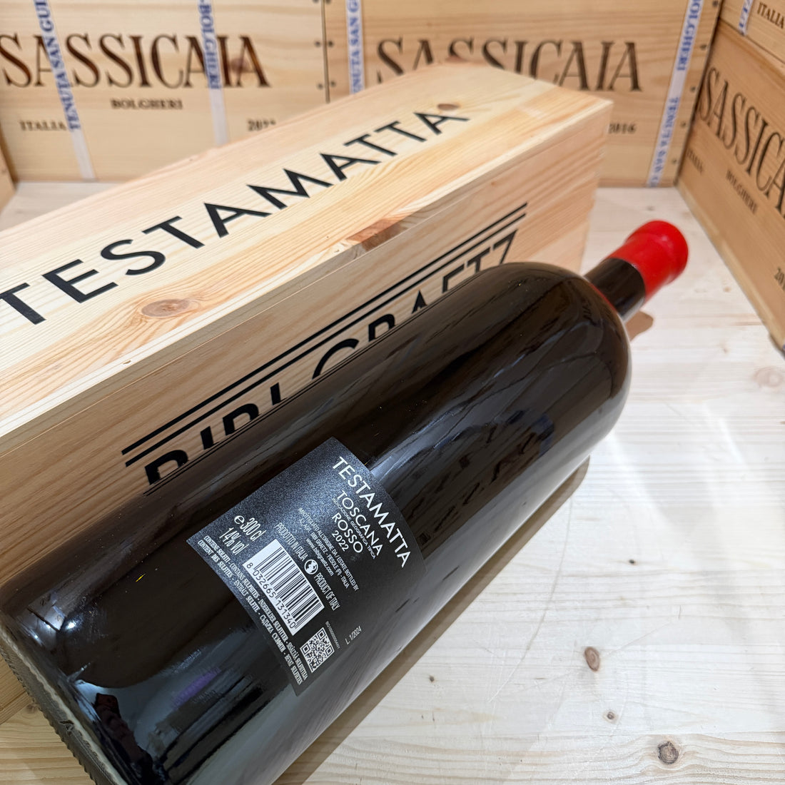 Testamatta Rosso 2022 Jeroboam Bibi Graetz - in Cassa Legno