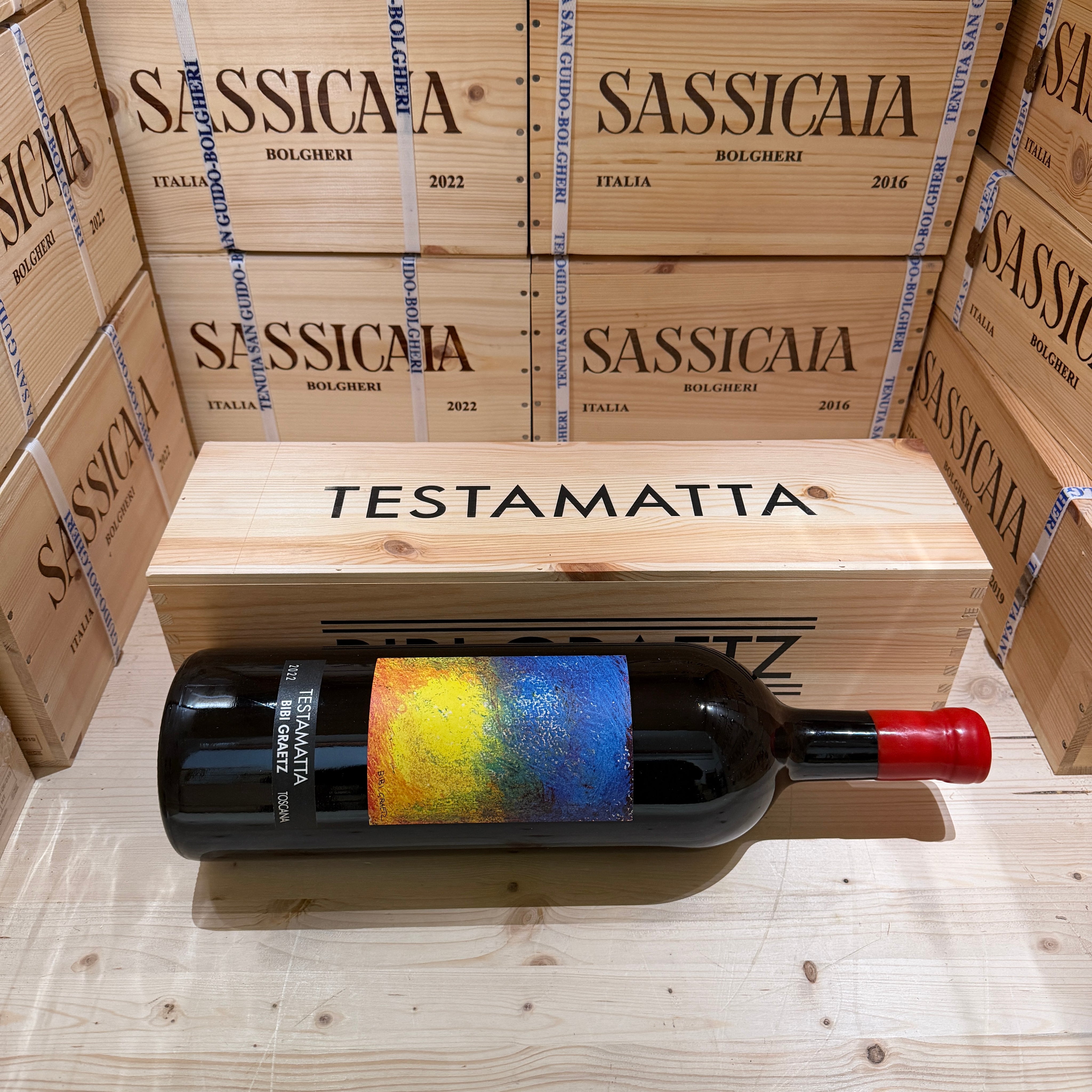 Testamatta Rosso 2022 Jeroboam Bibi Graetz - in Cassa Legno