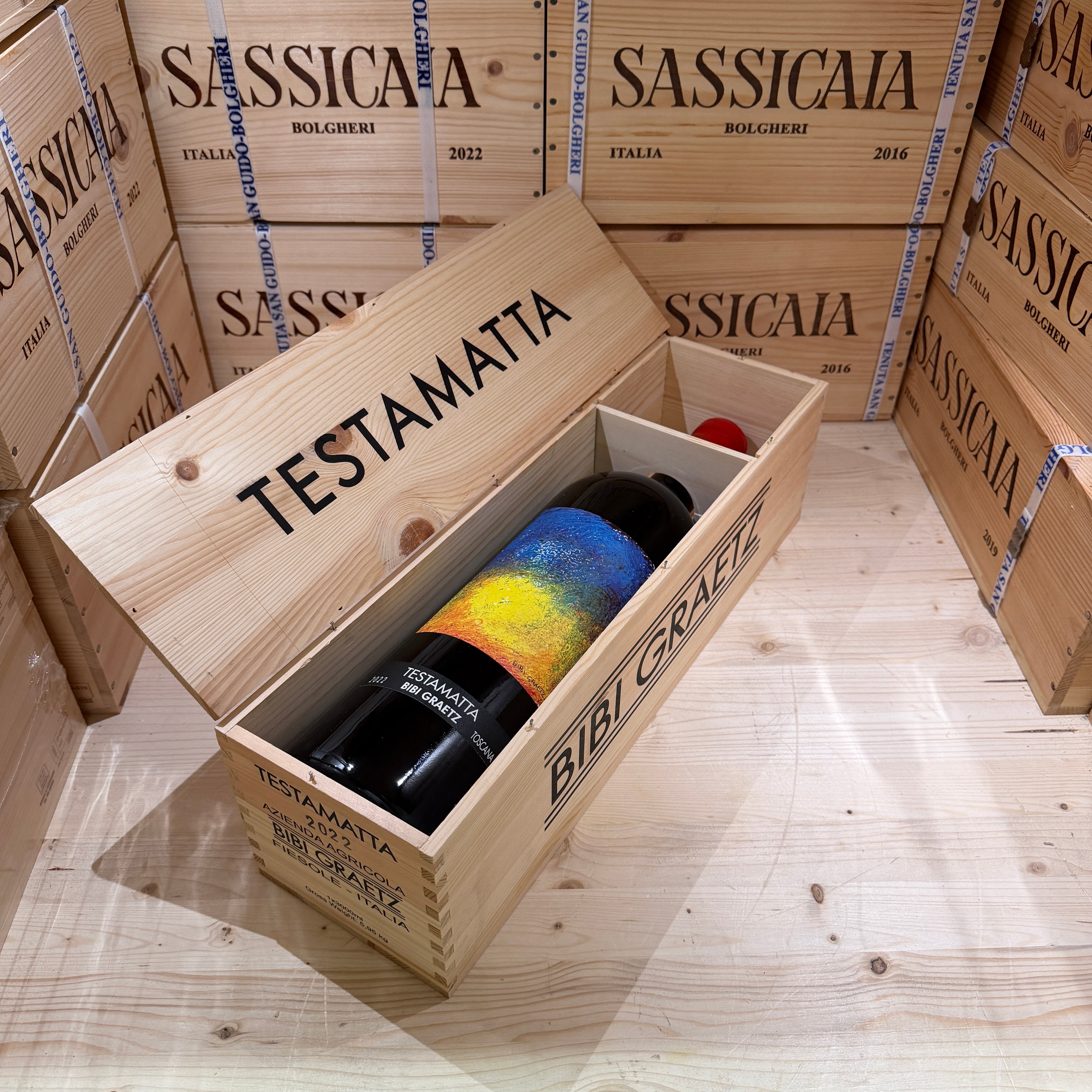 Testamatta Rosso 2022 Jeroboam Bibi Graetz - in Cassa Legno