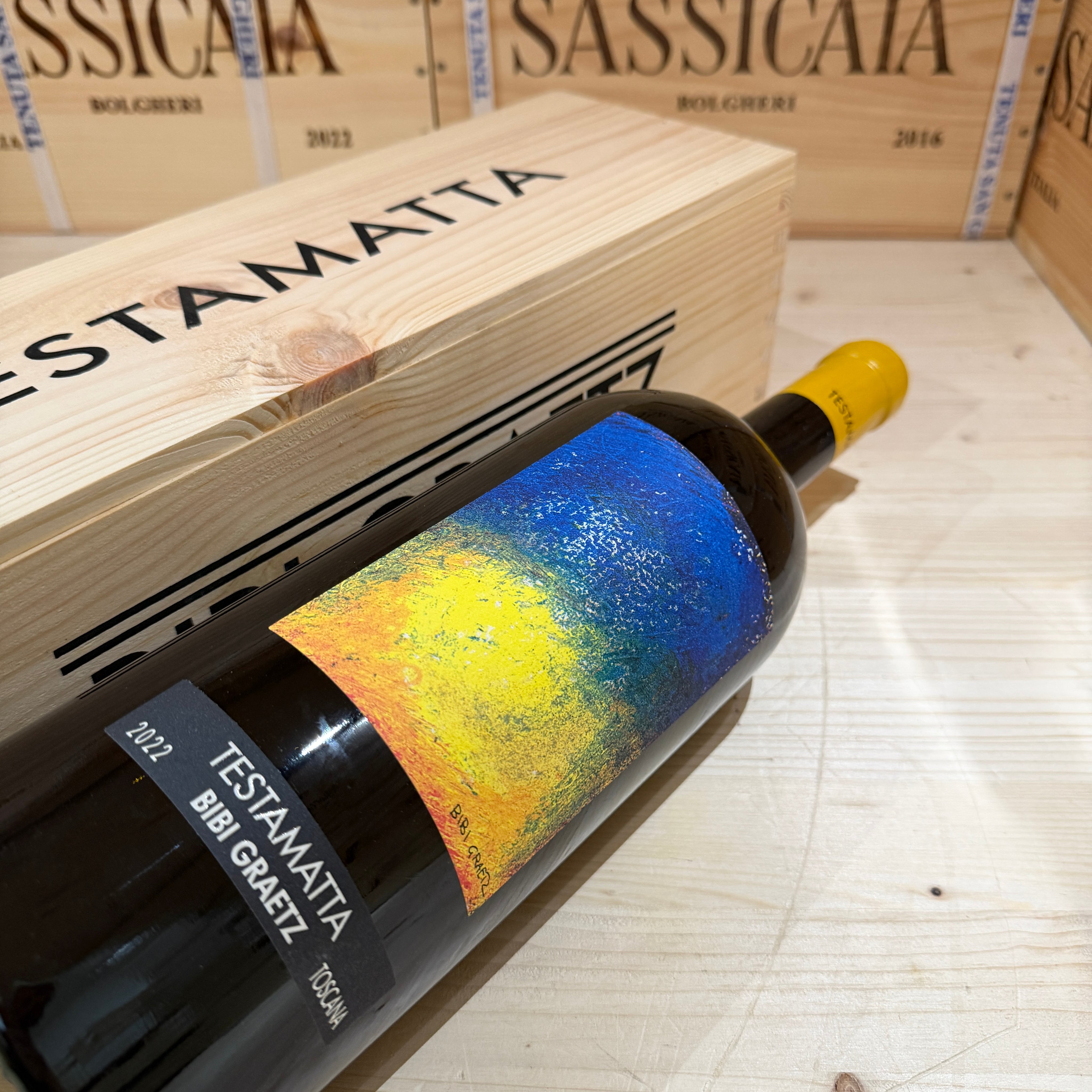 Testamatta Rosso 2022 Magnum Bibi Graetz - in Cassa Legno