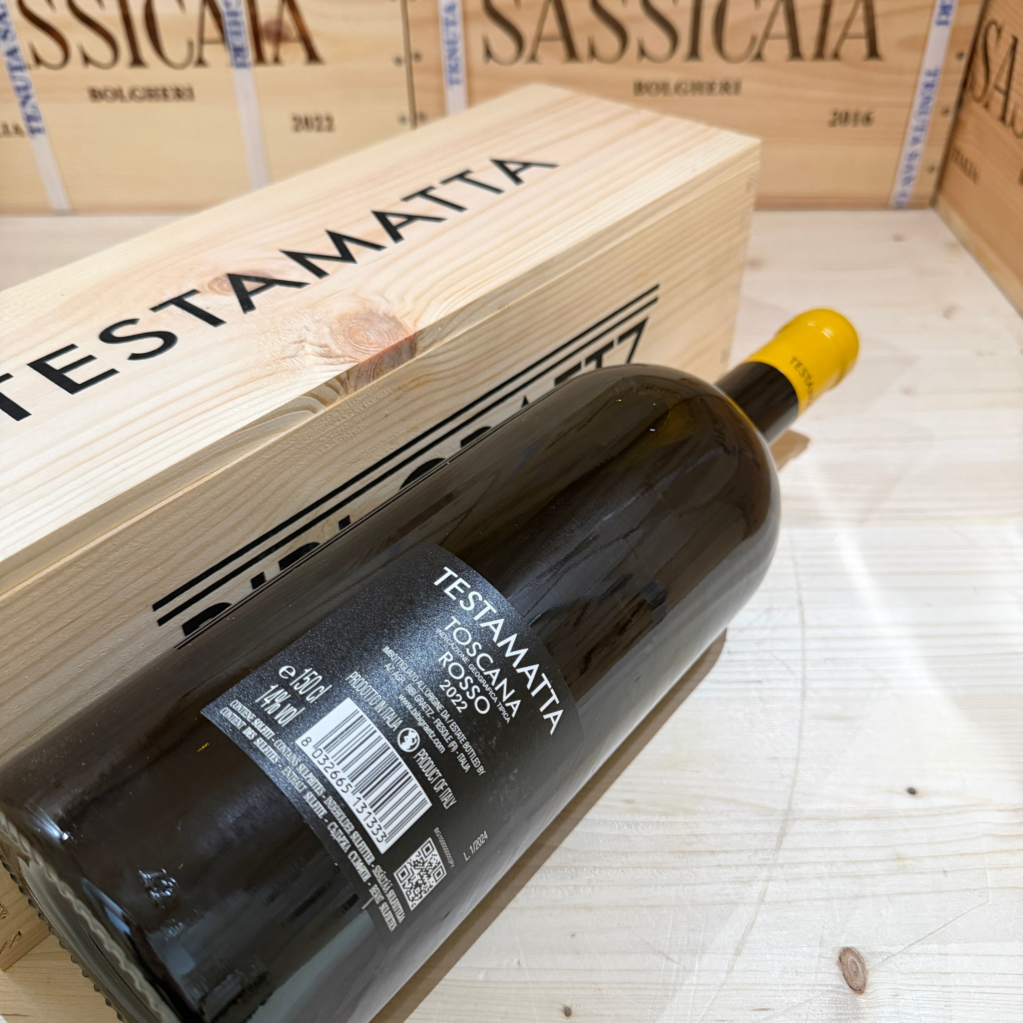 Testamatta Rosso 2022 Magnum Bibi Graetz - in Cassa Legno