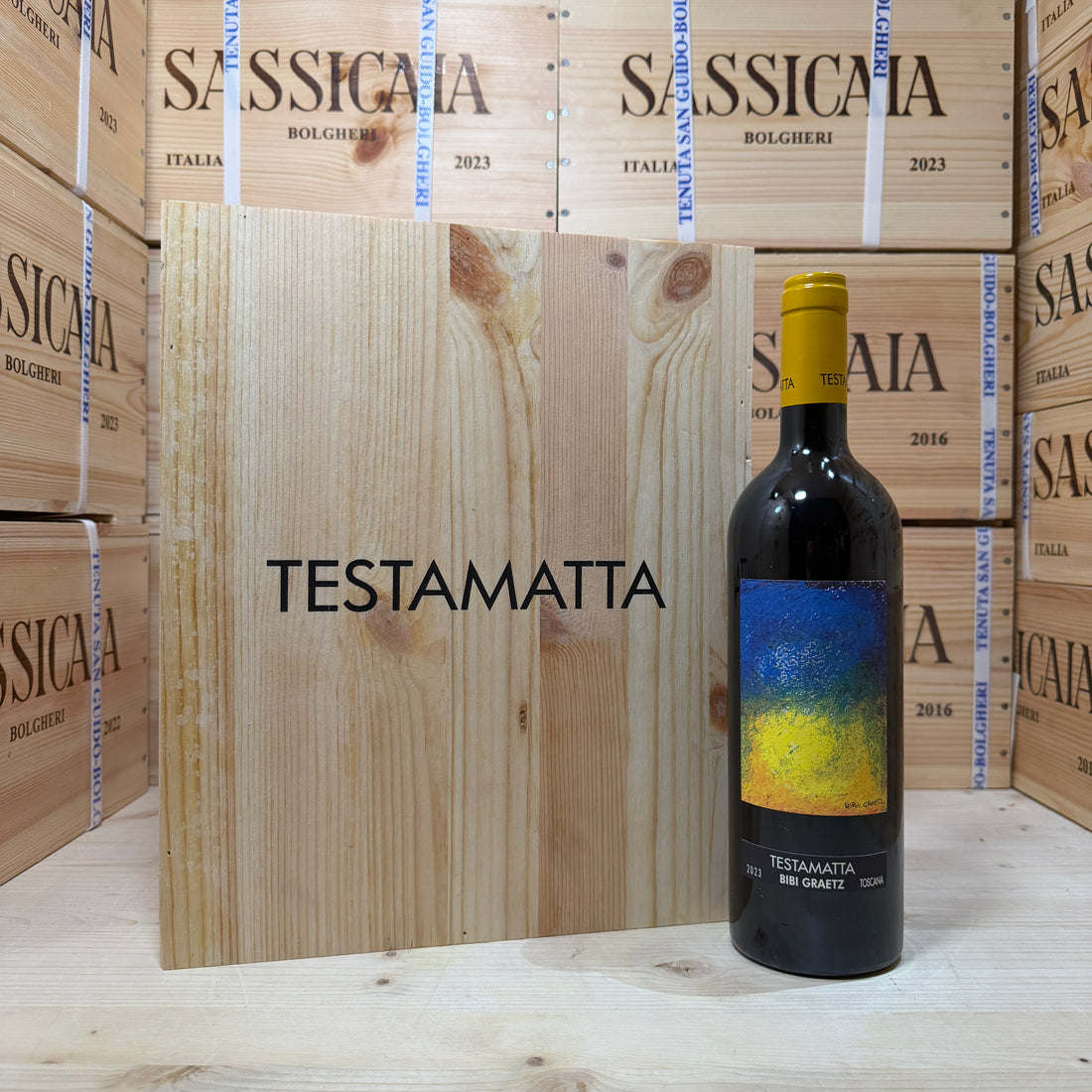 Testamatta Rosso 2023 Bibi Graetz - Cassa Legno 6 Bottiglie
