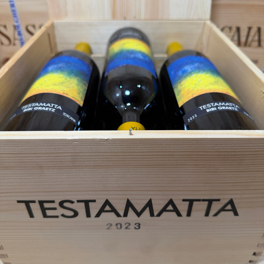 Testamatta Rosso 2023 Bibi Graetz - Cassa Legno 6 Bottiglie