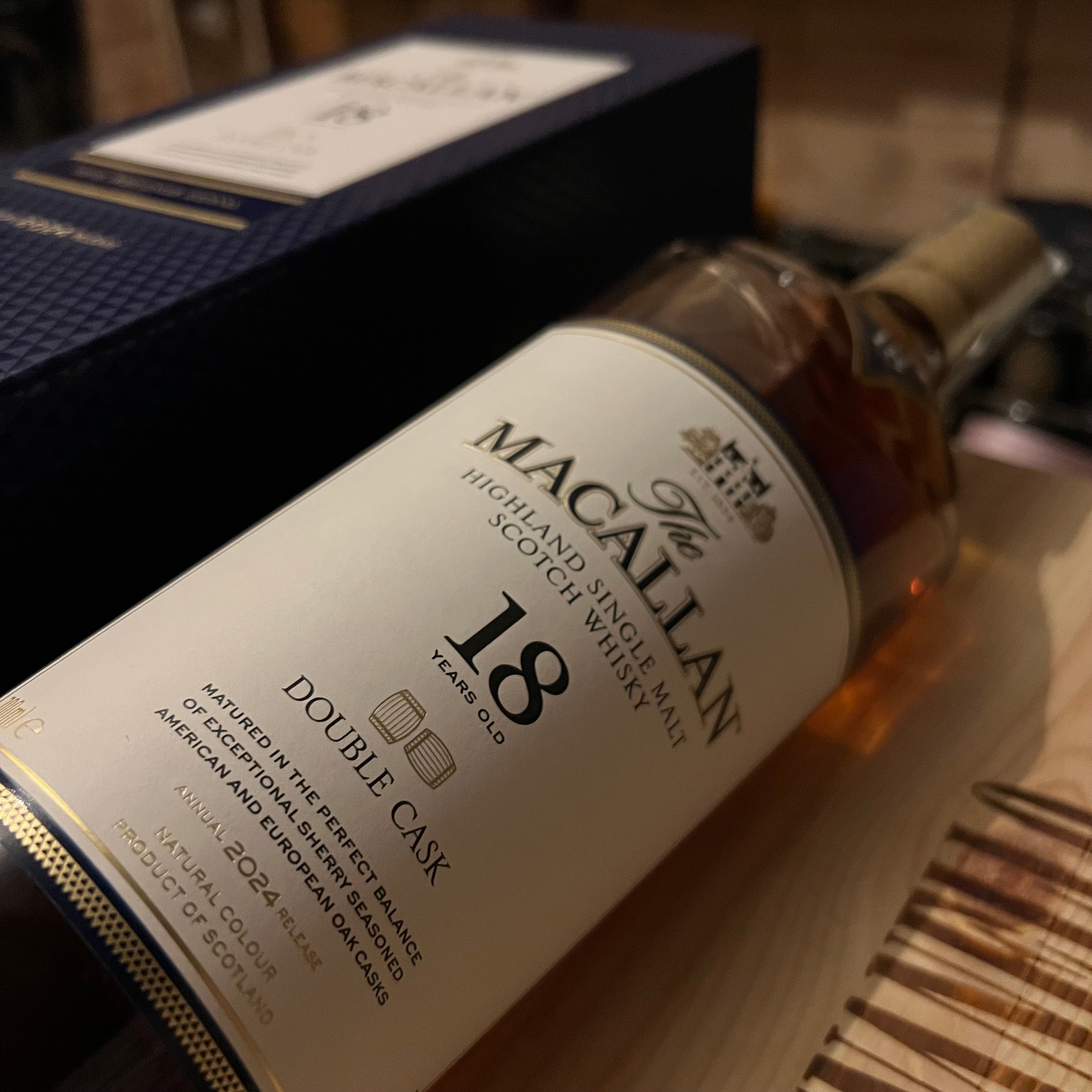 The Macallan 18 Years Old Double Cask 2024 70 cl. 43° Astucciato