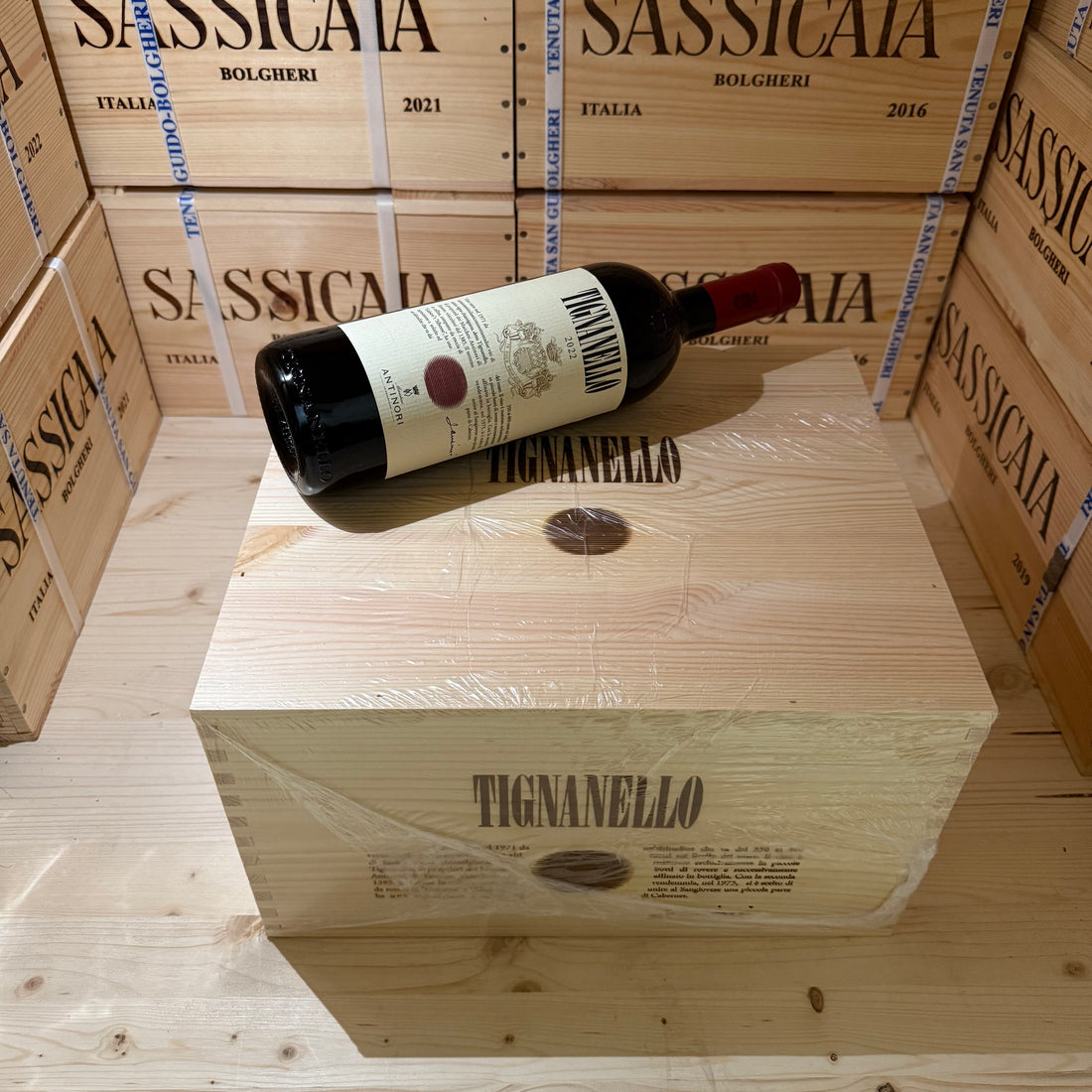 Tignanello 2022 Marchesi Antinori - Cassa Legno 6 Bottiglie