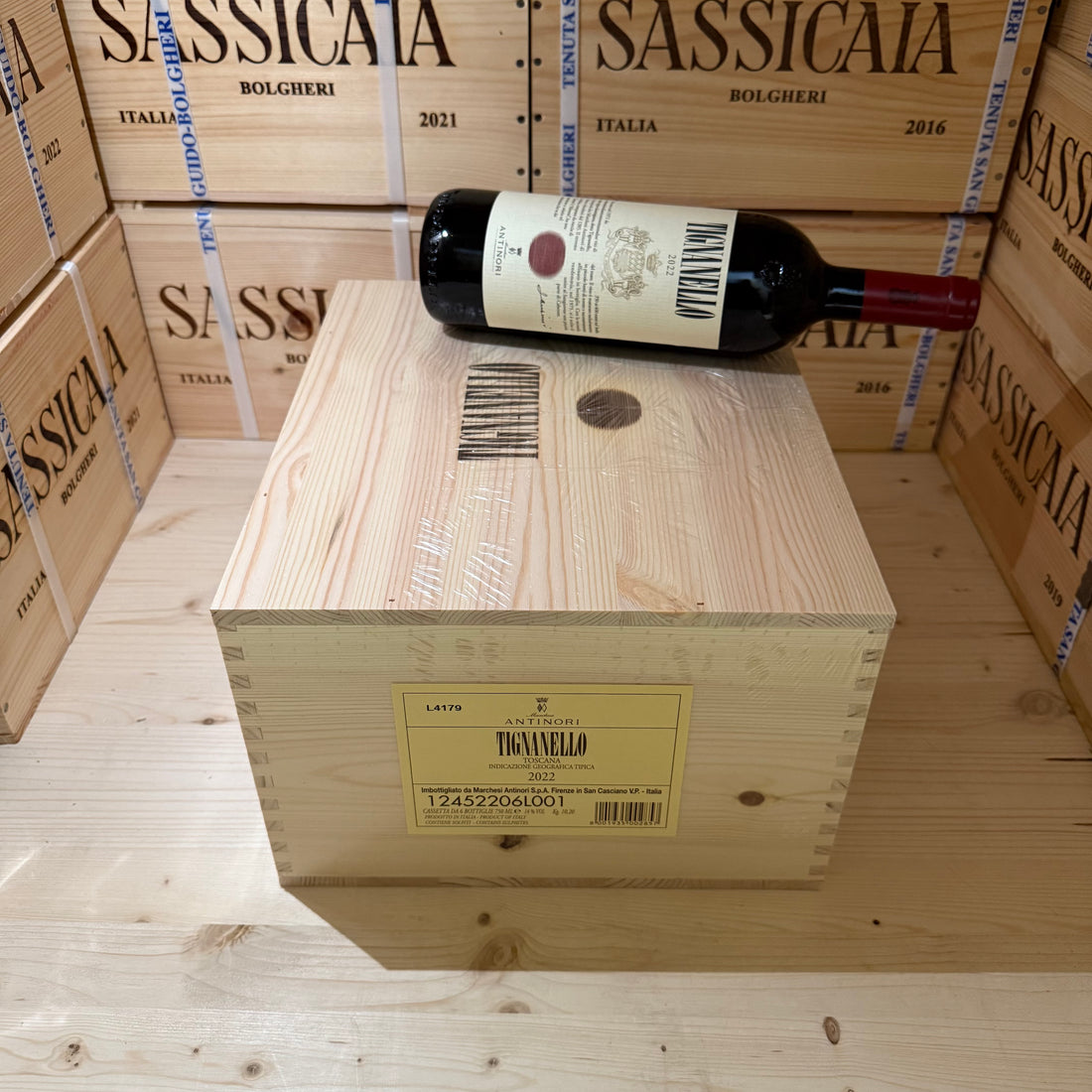 Tignanello 2022 Marchesi Antinori - Cassa Legno 6 Bottiglie
